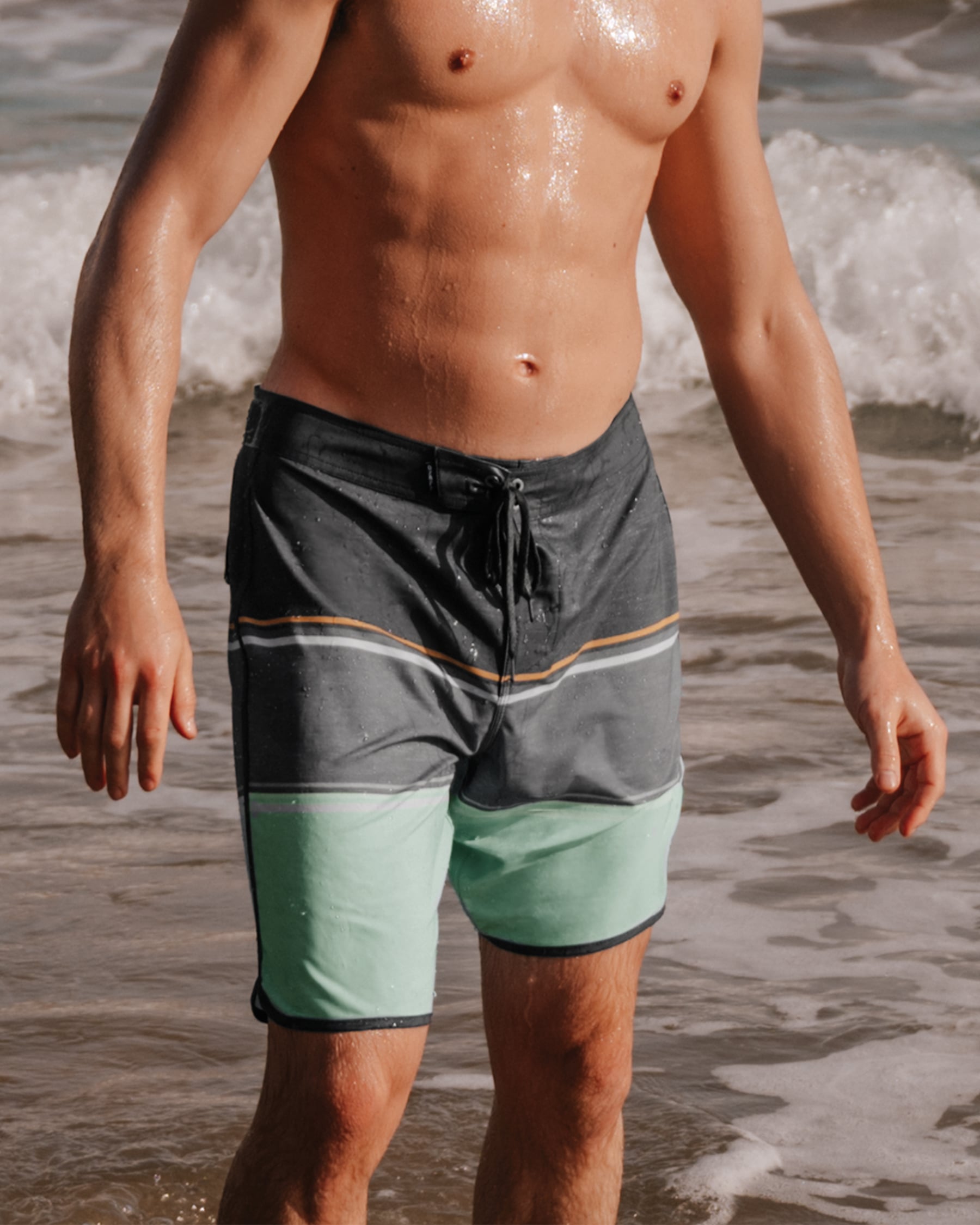 O'NEILL Maillot boardshort Lennox Scallop 19'' Gris Graphite SP5106011 - Voir4
