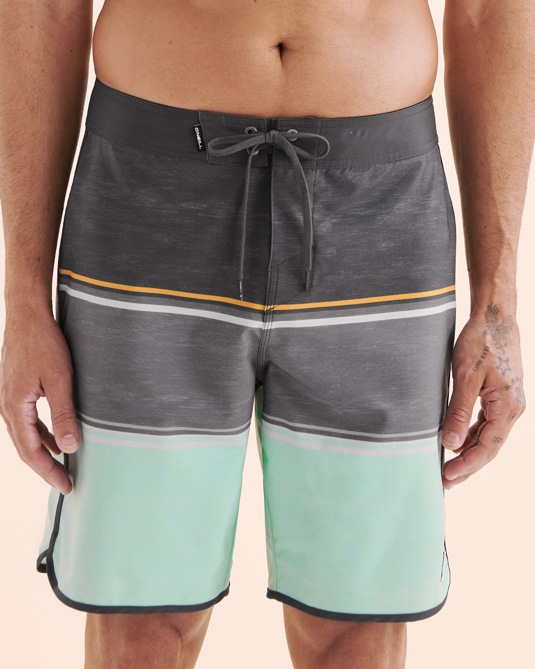 O'NEILL Maillot boardshort Lennox Scallop 19'' Gris Graphite SP5106011 - Voir5
