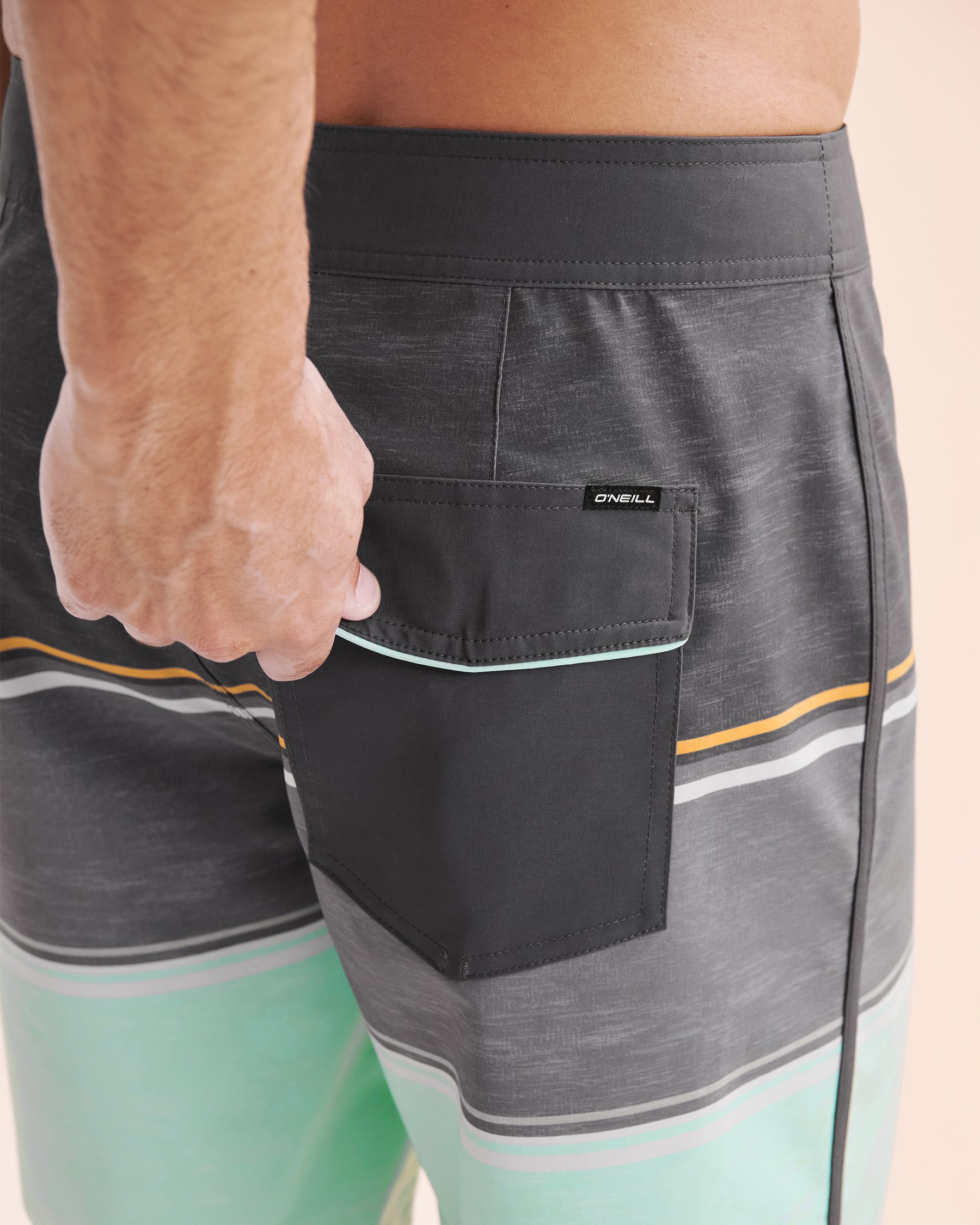 O'NEILL Maillot boardshort Lennox Scallop 19'' Gris Graphite SP5106011 - Voir7