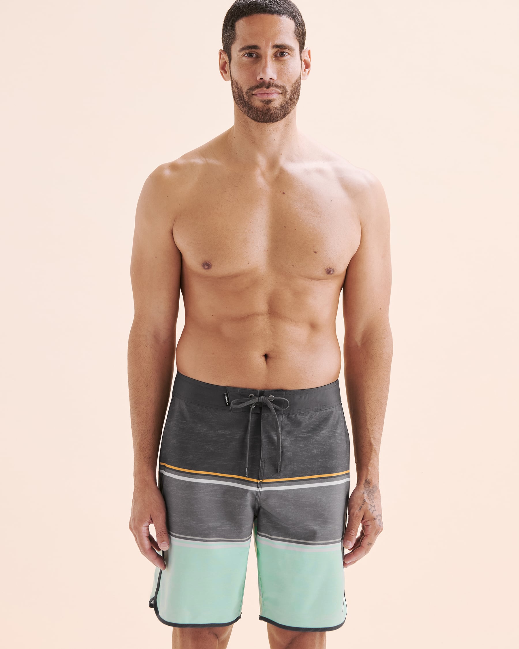 O'NEILL Maillot boardshort Lennox Scallop 19'' Gris Graphite SP5106011 - Voir9