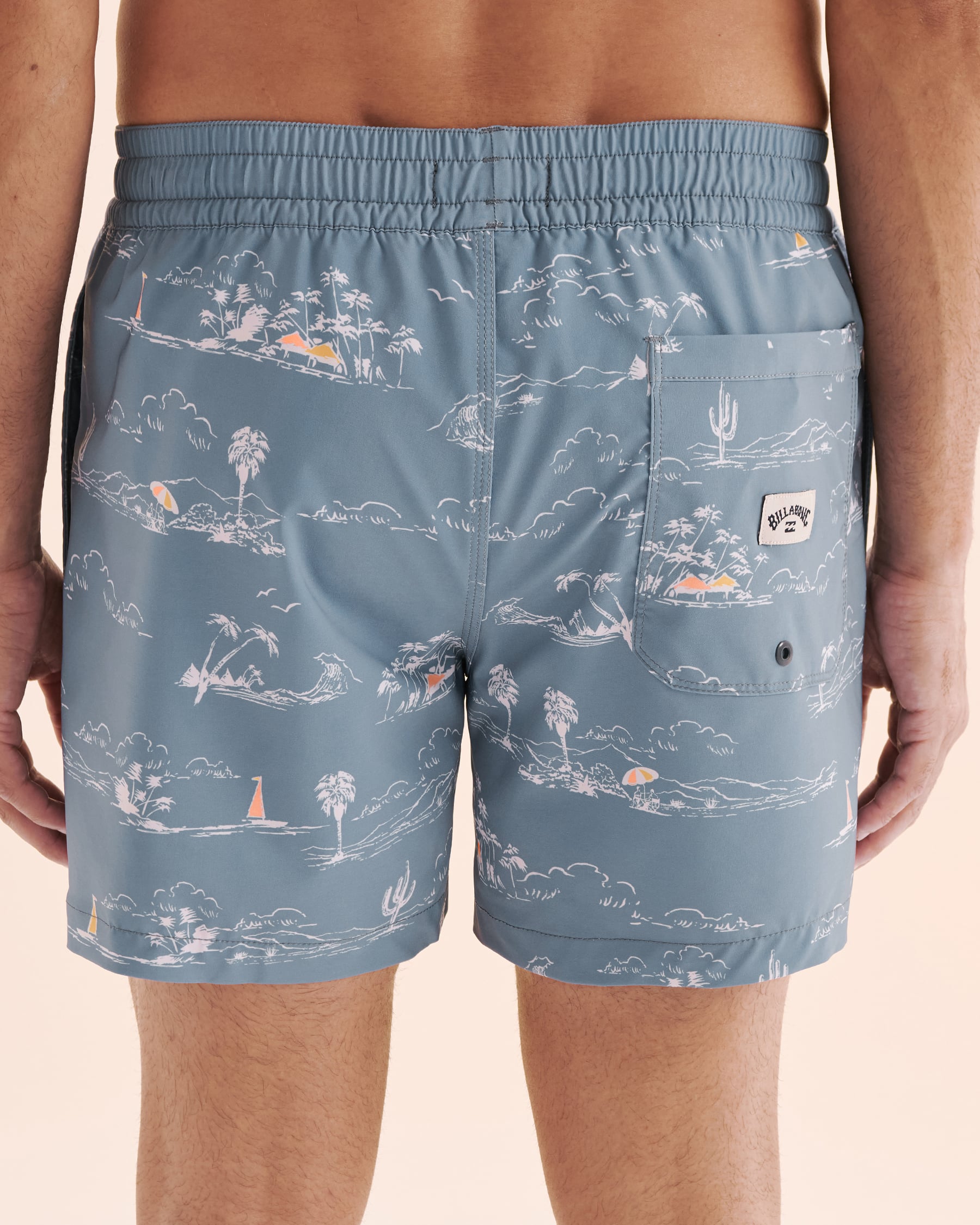 BILLABONG Maillot volley Lineup Bleu acier 24A251510 - Voir2