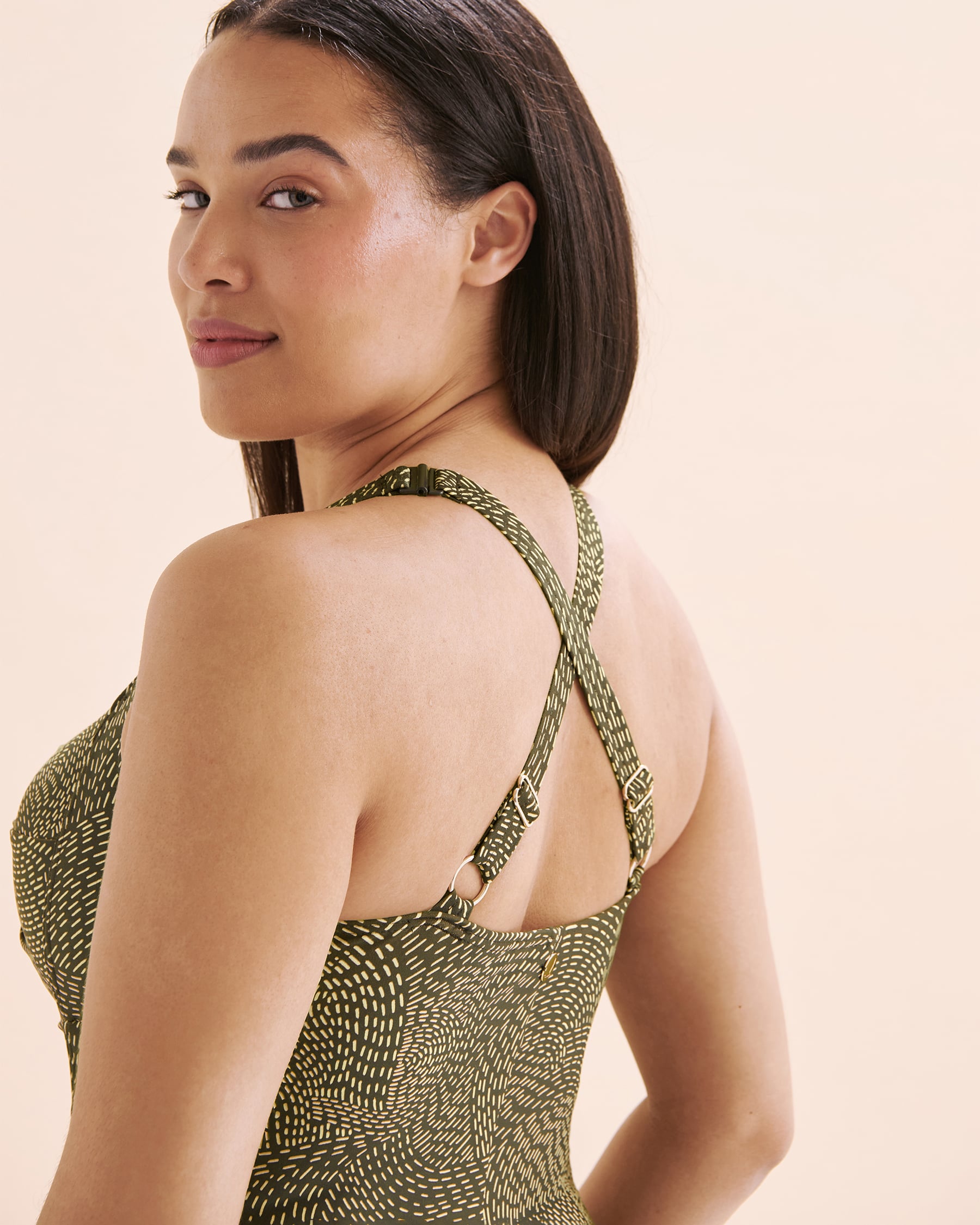 ARTESANDS Onda Perspective Botticelli One-Piece Swimsuit Olive Green AT1780OP - View6