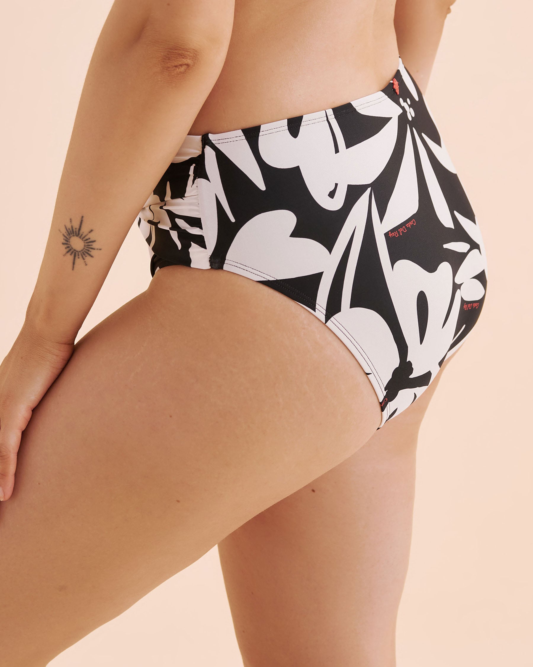 COSTA DEL REY Bas de bikini taille mi-haute Noir 01300460 - Voir3