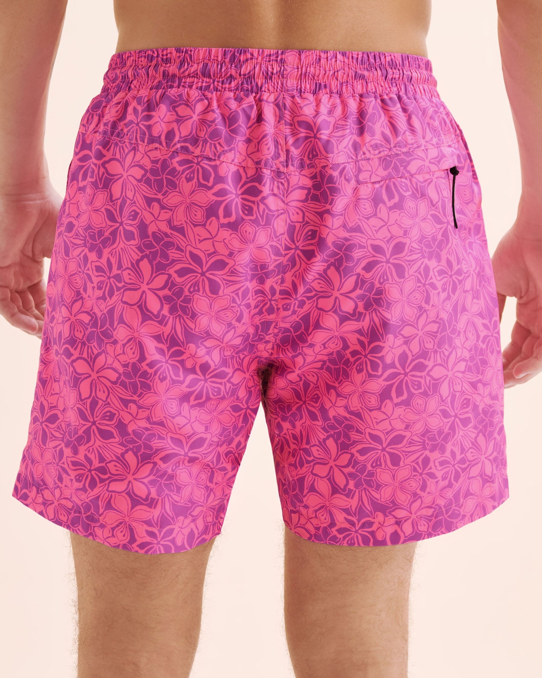 KULANI KINIS Bubble Berry Volley Swimsuit Pink and purple TRUNK110BUBE - View2