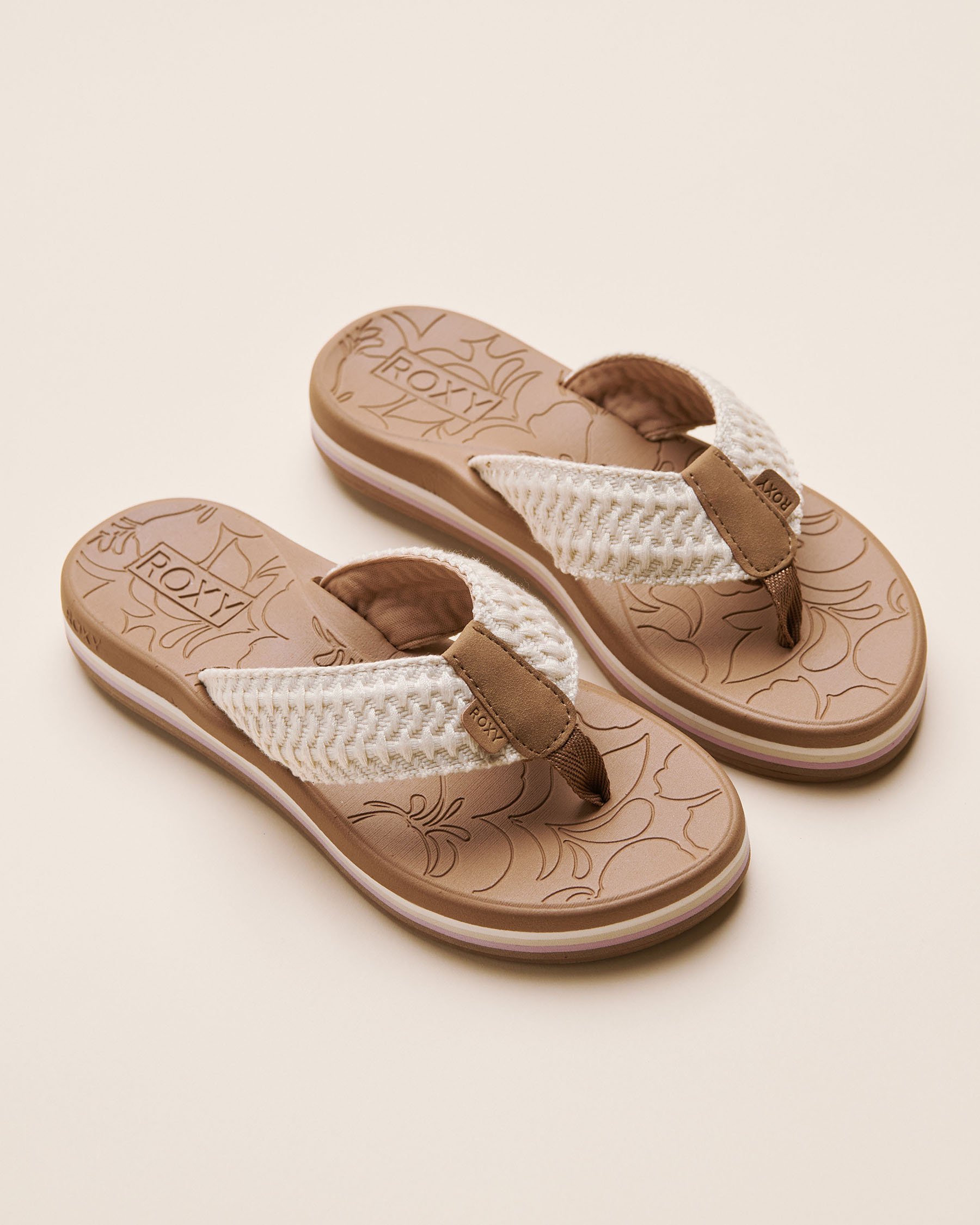 ROXY Colbee Hi Slide Sandals Cream White 14039289 - View1