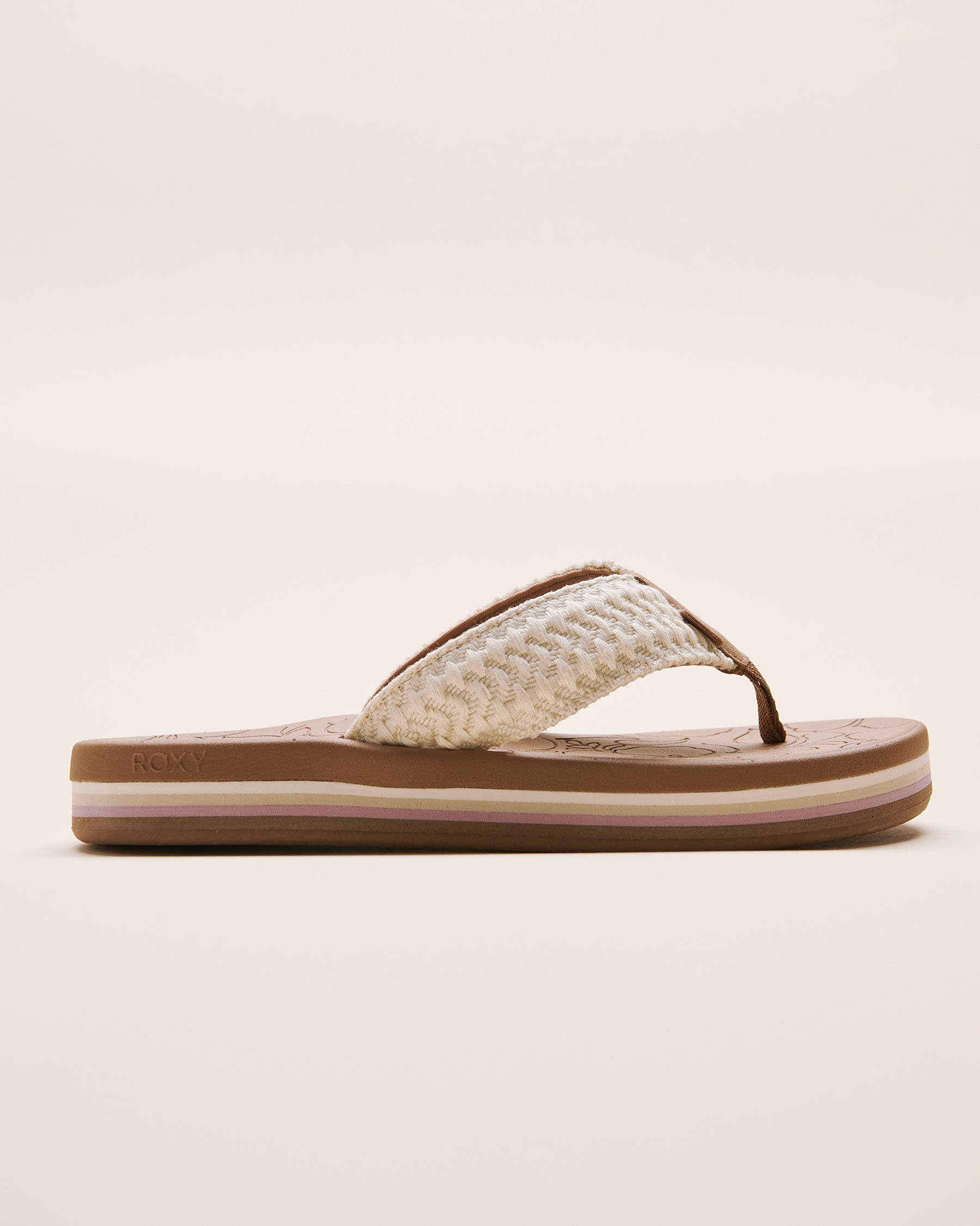 ROXY Colbee Hi Slide Sandals Cream White 14039289 - View2