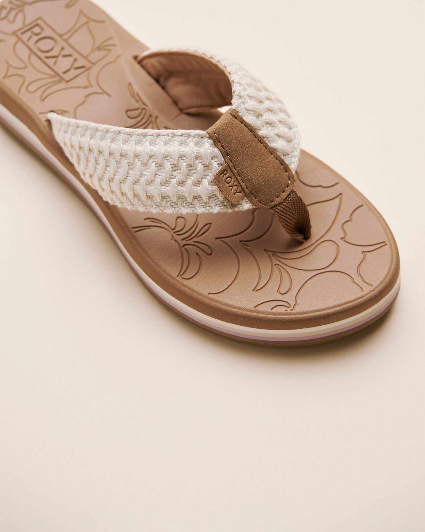 ROXY Colbee Hi Slide Sandals Cream White 14039289 - View4