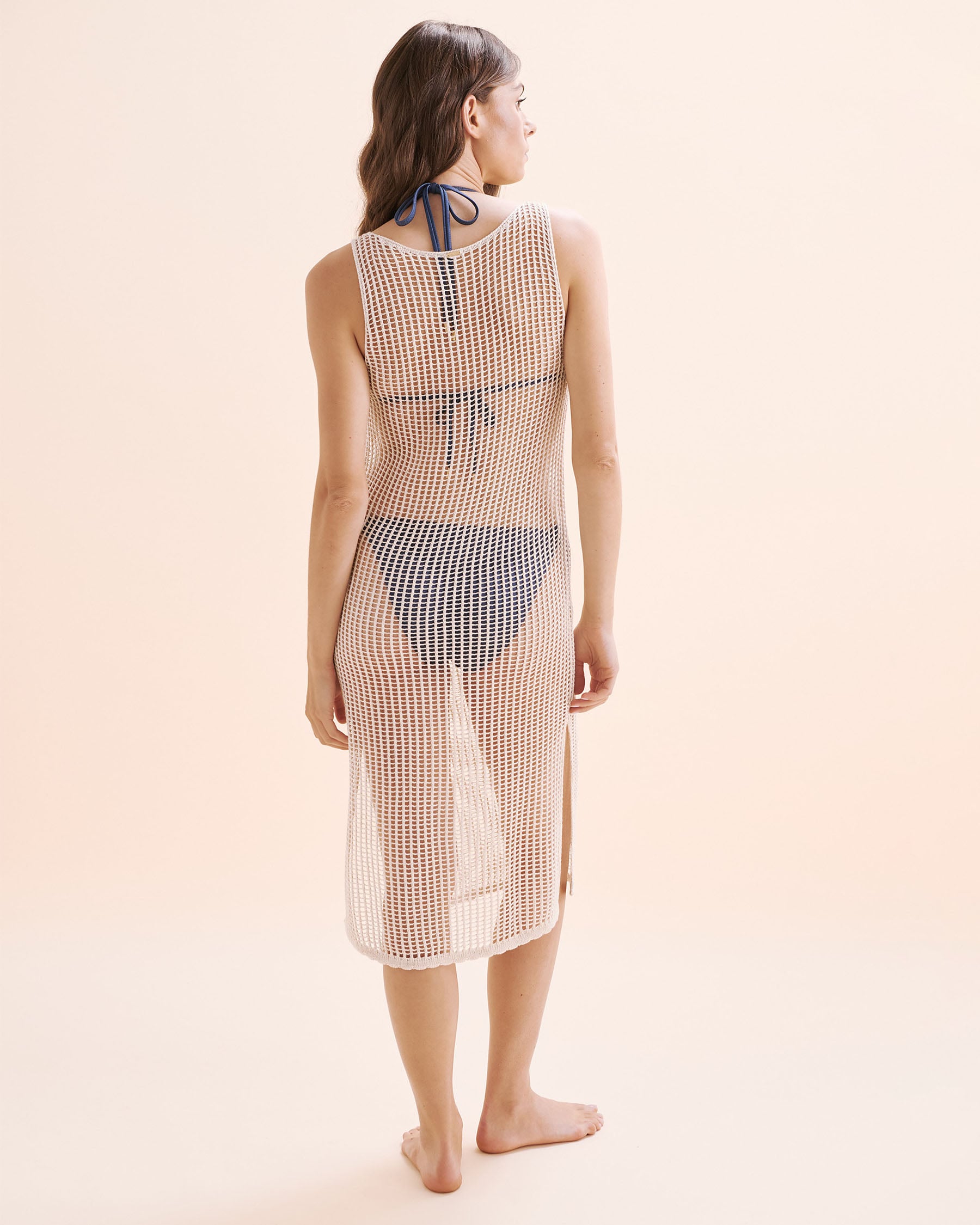 SANTEMARE Robe en crochet Beige 02300169 - Voir2