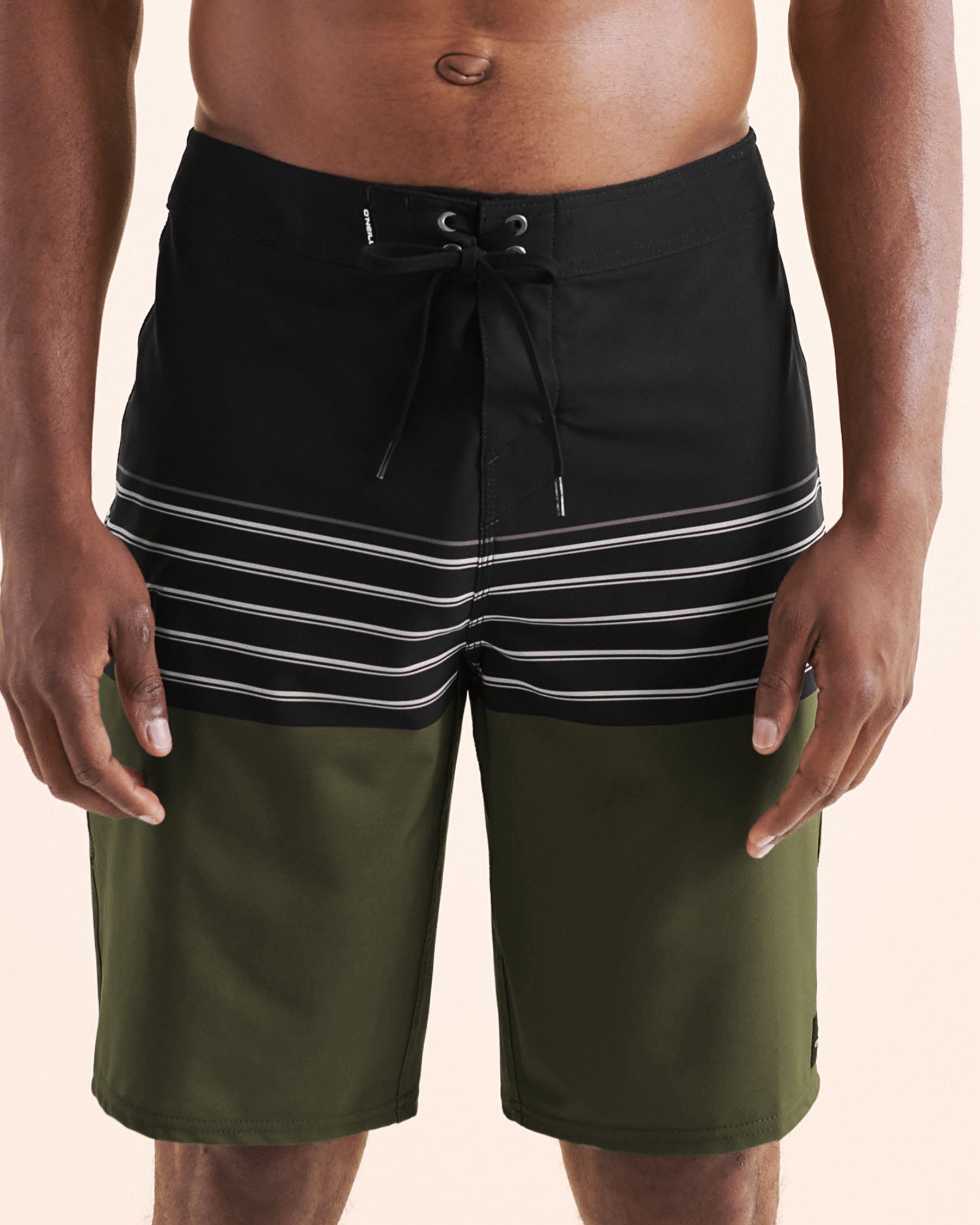 O'NEILL Maillot boardshort Hyperfreak Heat Stripe 21 Vert olive foncé SP5106007 - Voir1