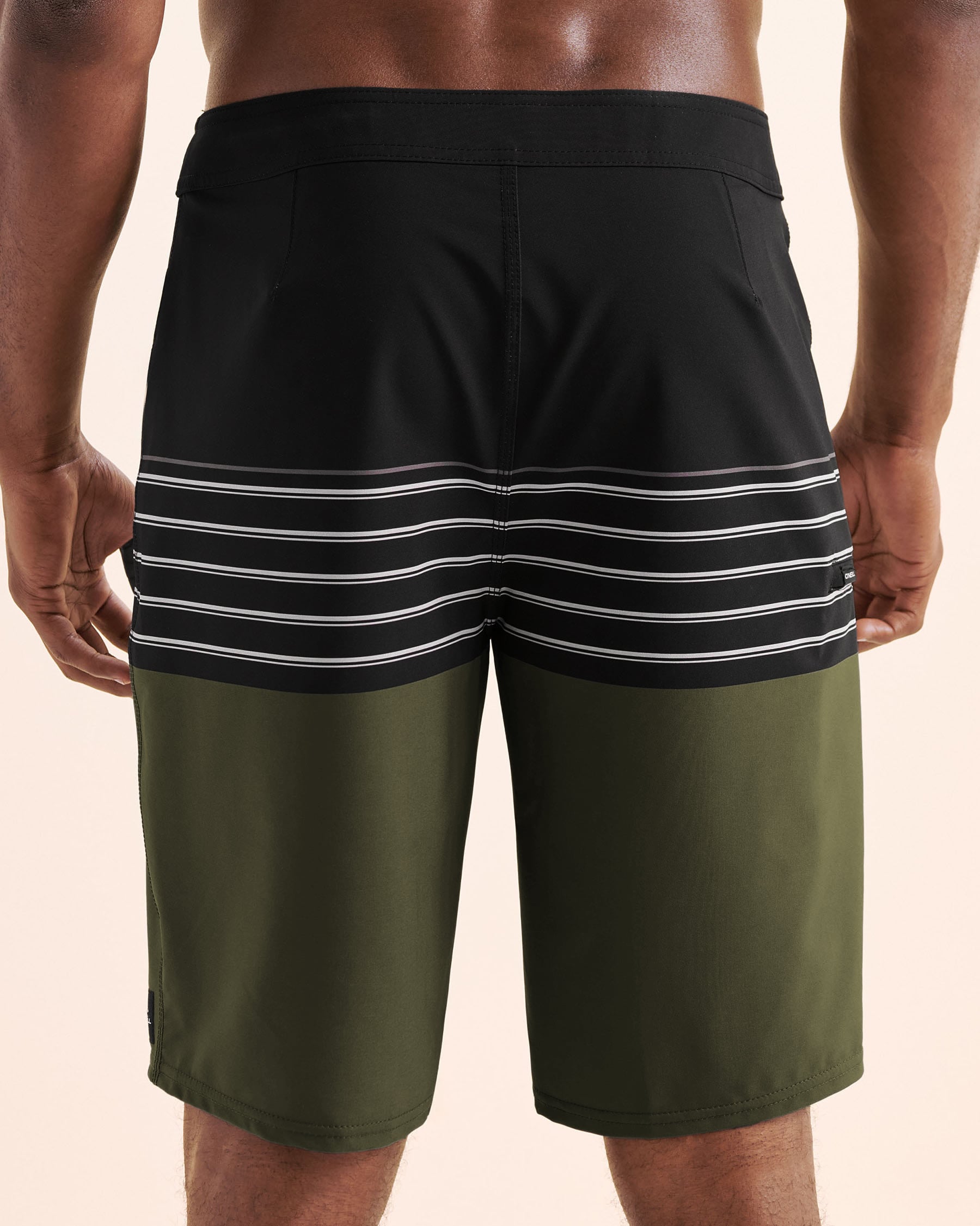 O'NEILL Maillot boardshort Hyperfreak Heat Stripe 21 Vert olive foncé SP5106007 - Voir2
