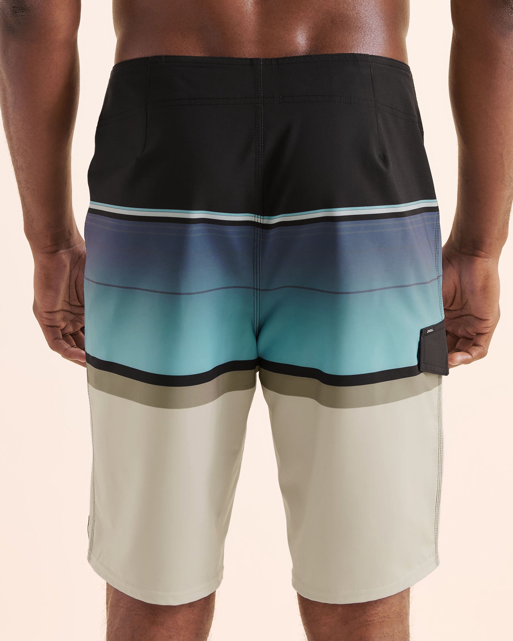 O'NEILL Maillot boardshort Lennox Stripe 21 Noir, bleu, blanc SP5106012 - Voir2