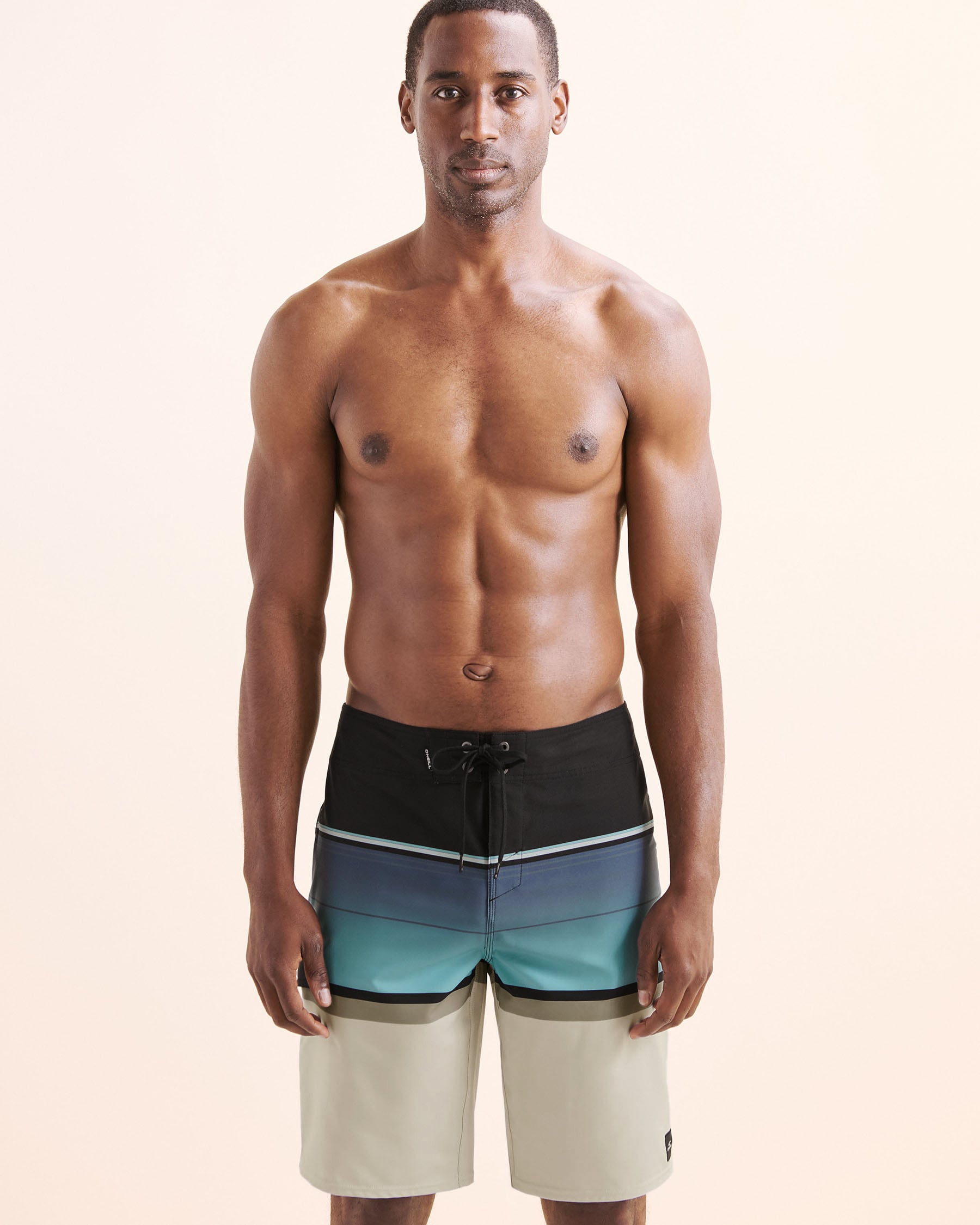 O'NEILL Maillot boardshort Lennox Stripe 21 Noir, bleu, blanc SP5106012 - Voir5