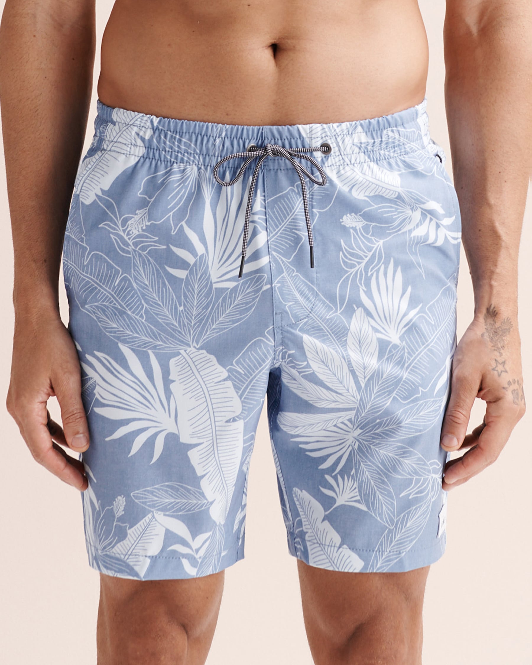 LUCKY ALOHA Maillot volley 18'' avec filet Malu Bleu pâle MAL1018 - Voir1