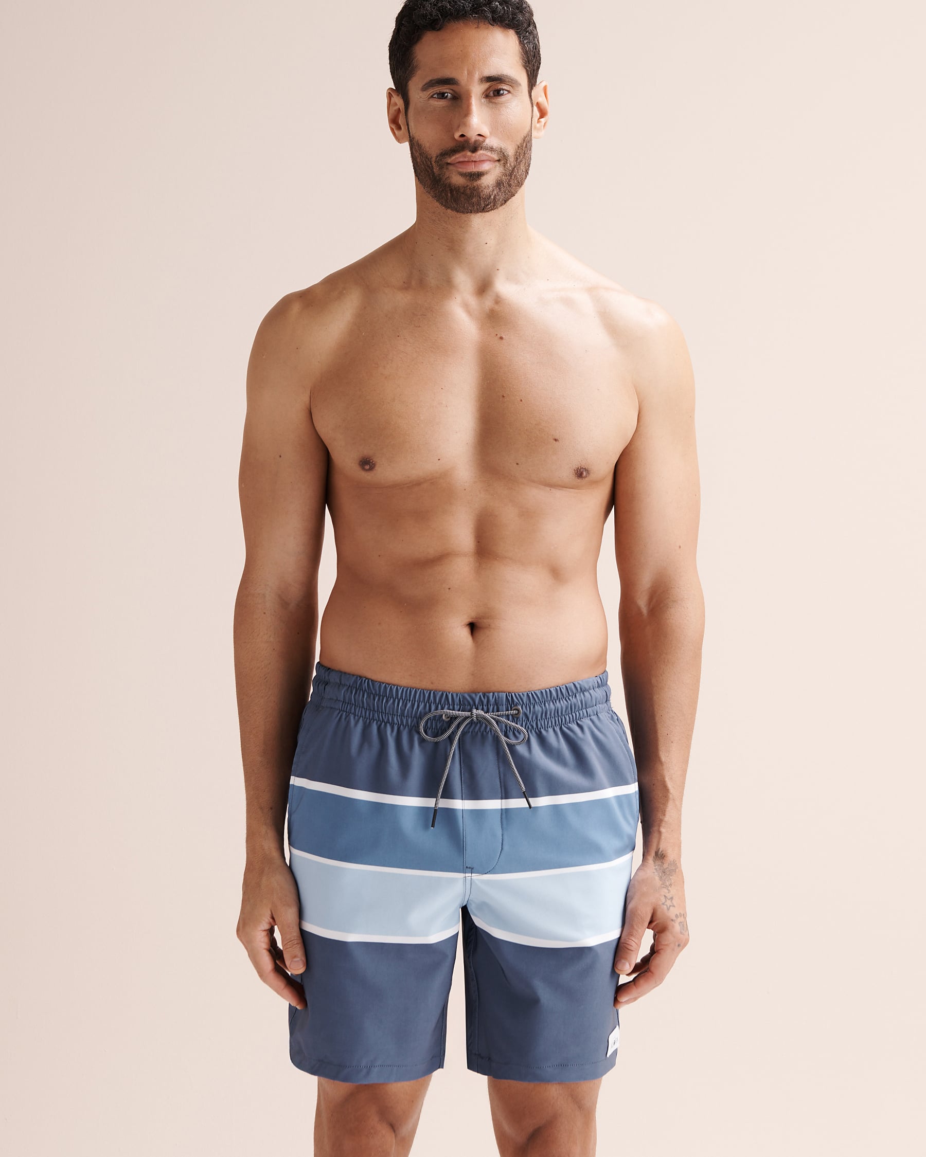 LUCKY ALOHA Maillot volley 18'' avec filet Milo Gris MLO1032 - View5