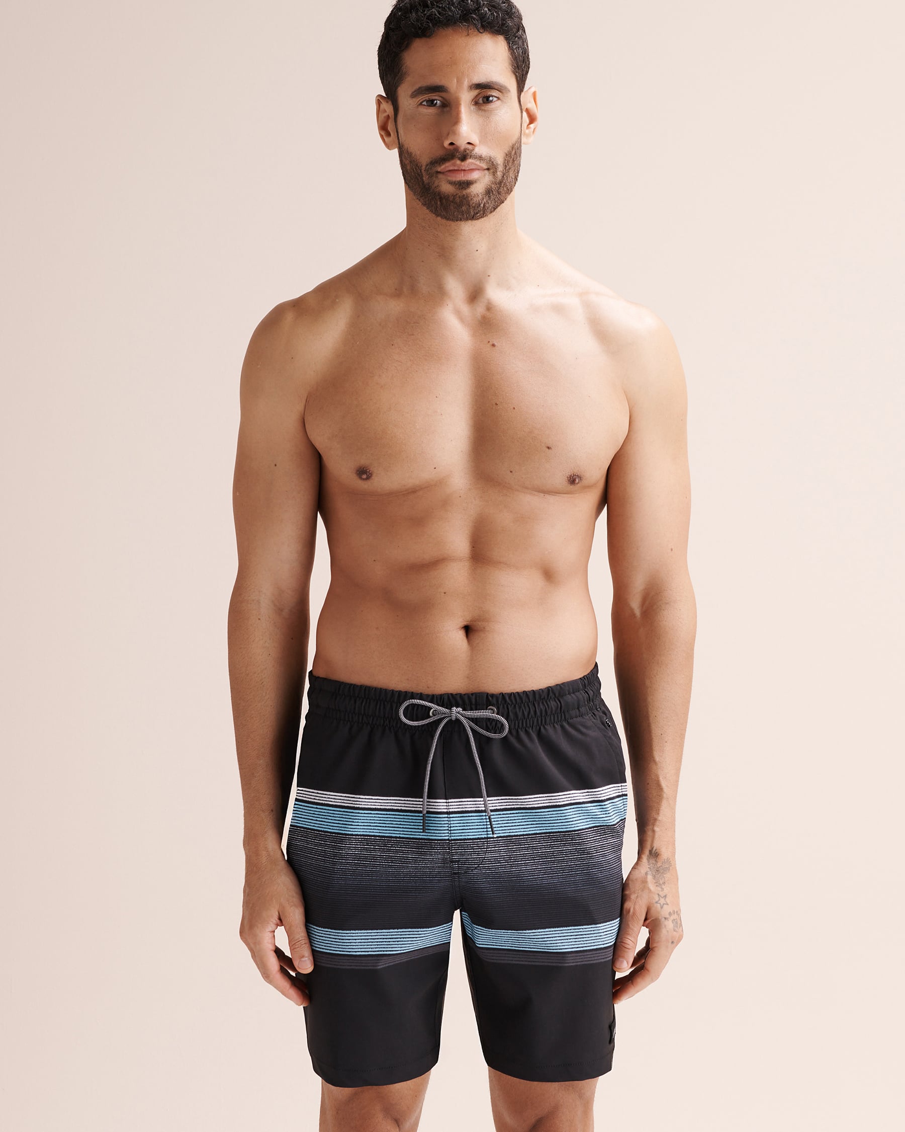 LUCKY ALOHA Maillot volley 18'' avec filet Quest Noir QST1148 - Voir5
