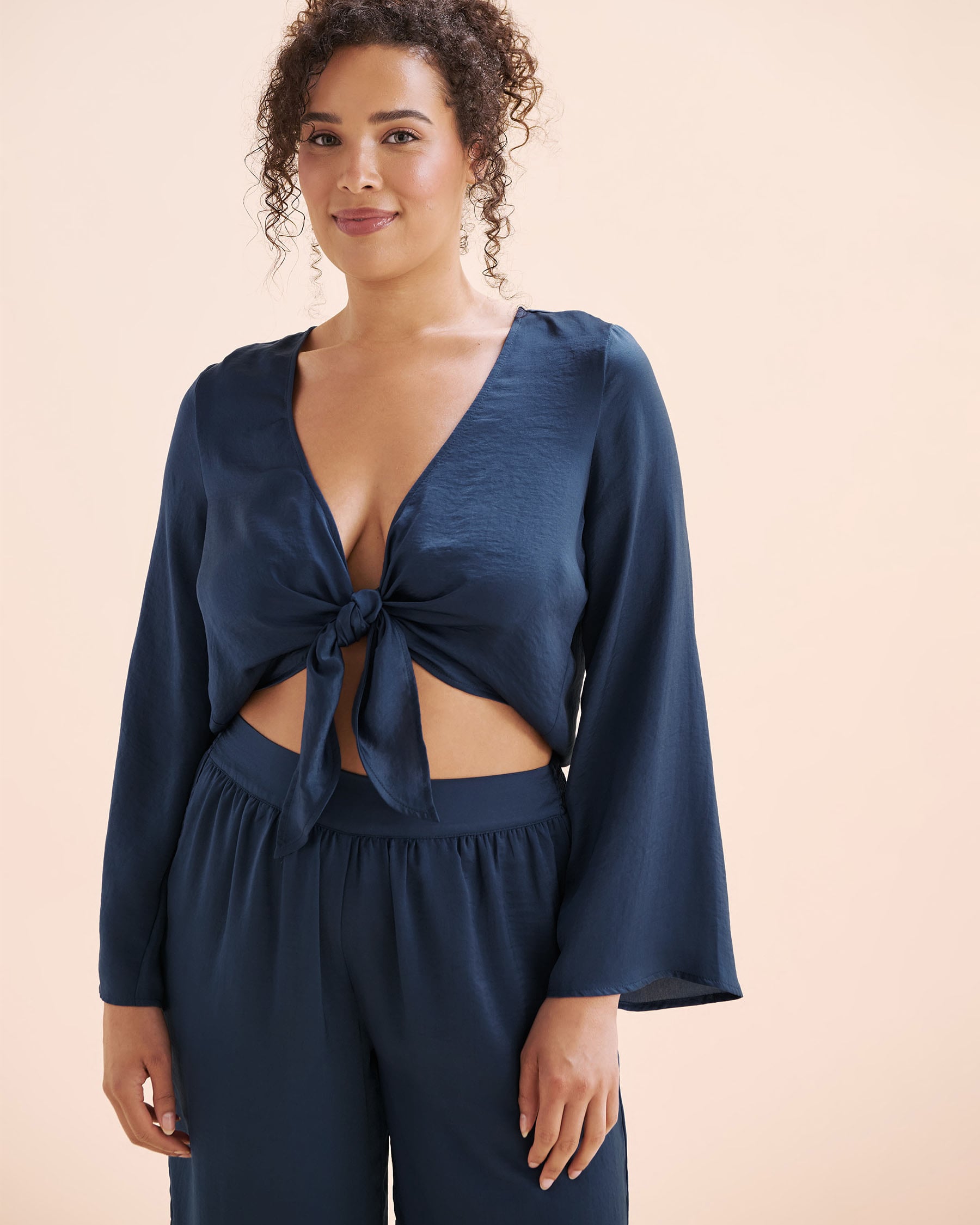 SANTEMARE Satin Top Ensign Blue 02100040 - View1