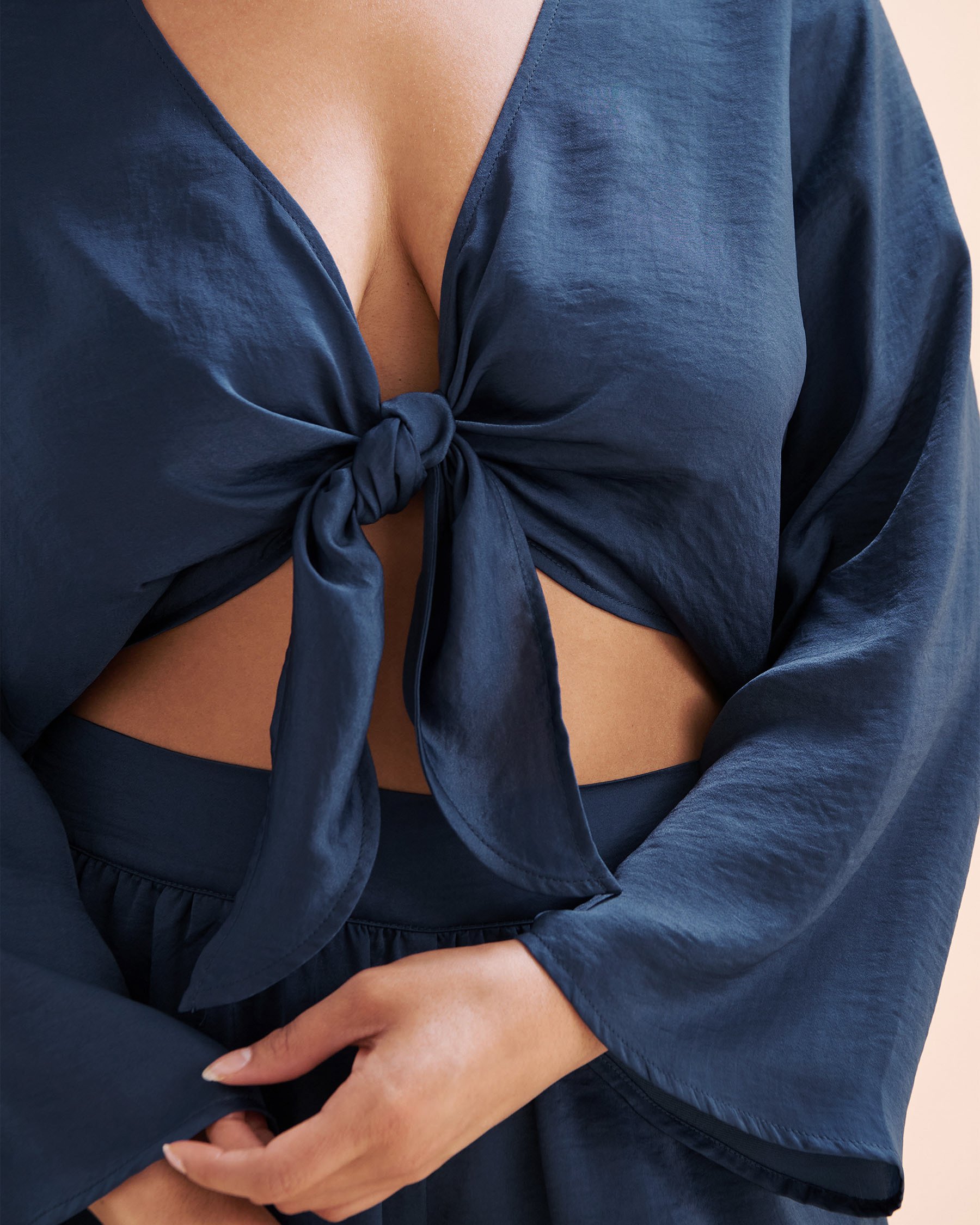 SANTEMARE Satin Top Ensign Blue 02100040 - View3