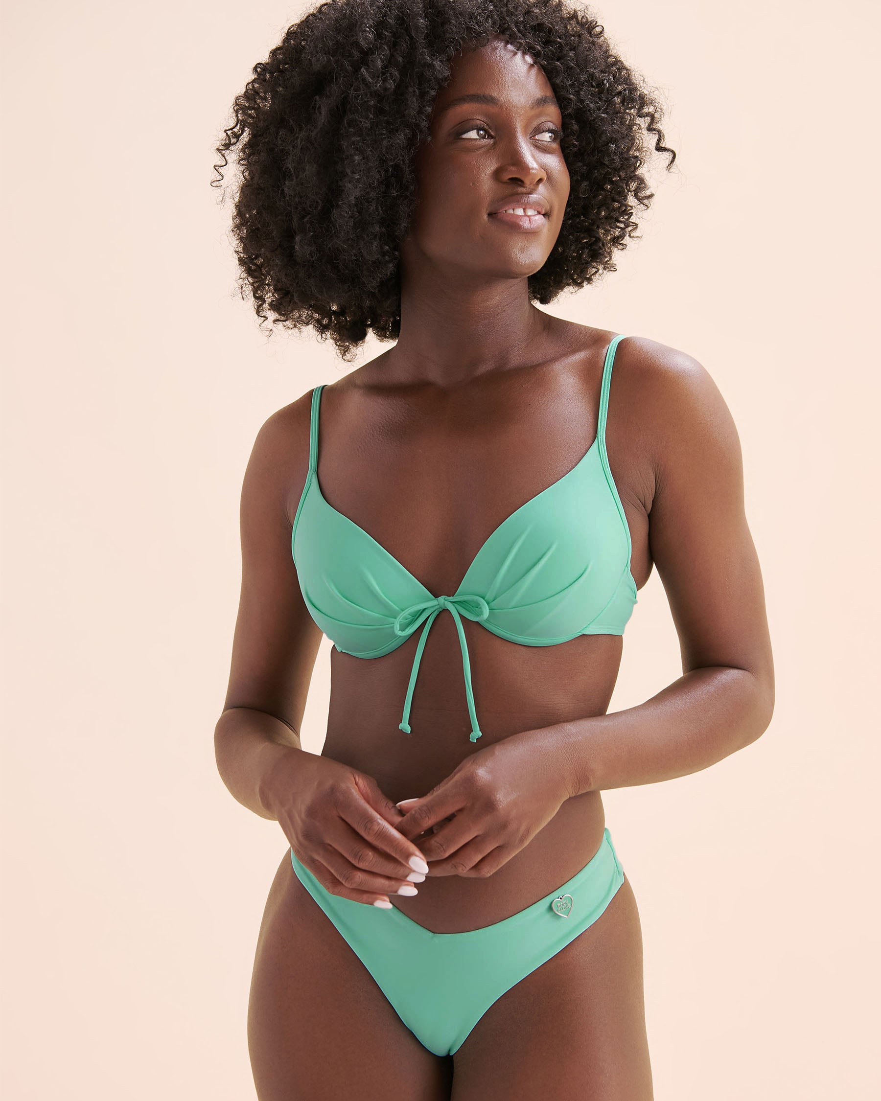 BODY GLOVE Bas de bikini sans couture Kendal Smoothies Vert 39506155 - Voir3