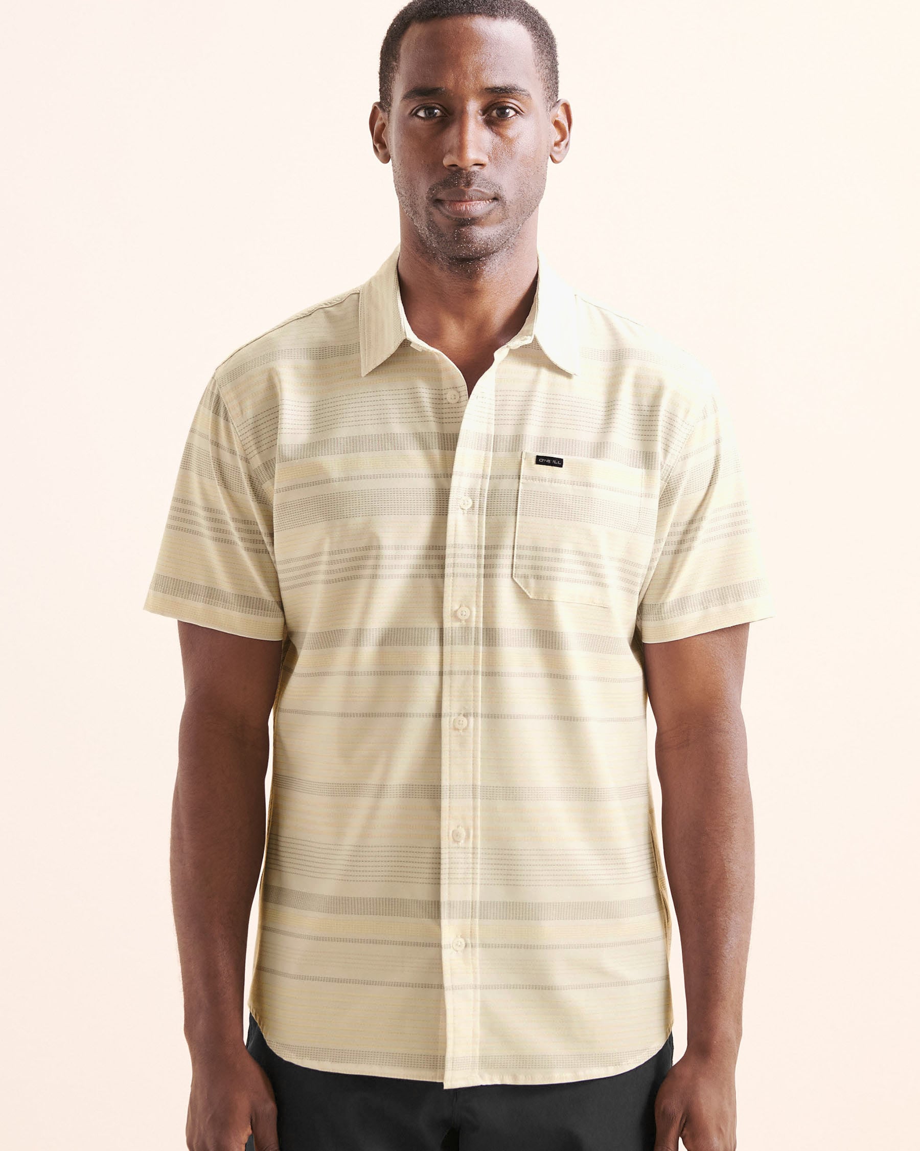 O'NEILL TRVLR UPF Traverse Stripe Standard Shirt White SP5104105 - View4