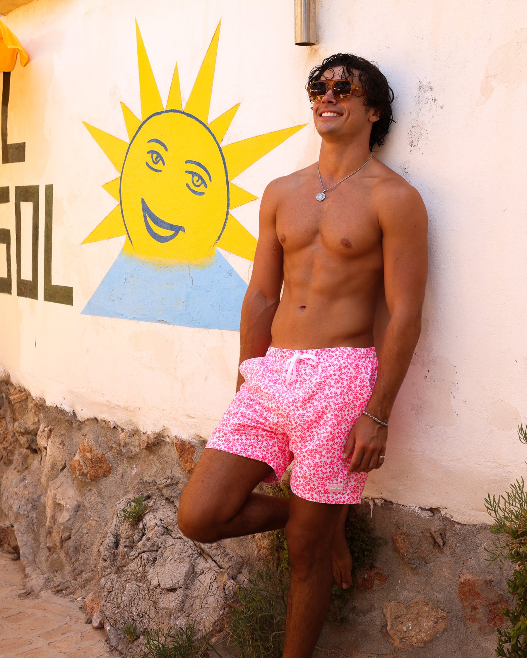 KULANI KINIS Maillot volley Lovebug Rose lovebug TRUNK110LBUG - View2