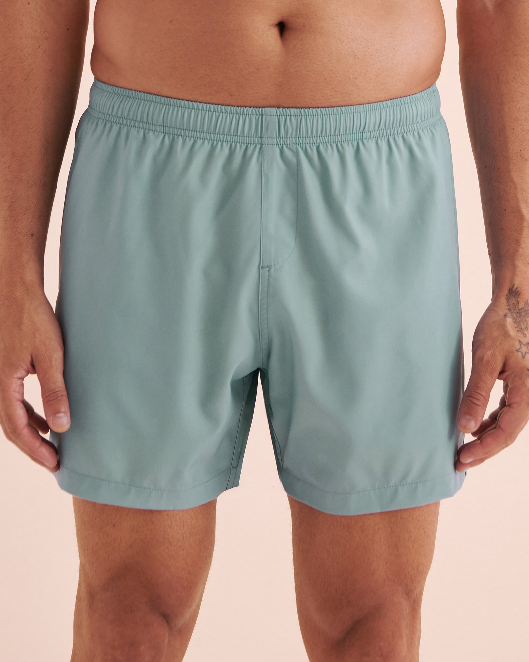 BERMIES Maillot volley Blue Green Flamingo Bleu BLUE-GFLAMIN - Voir4