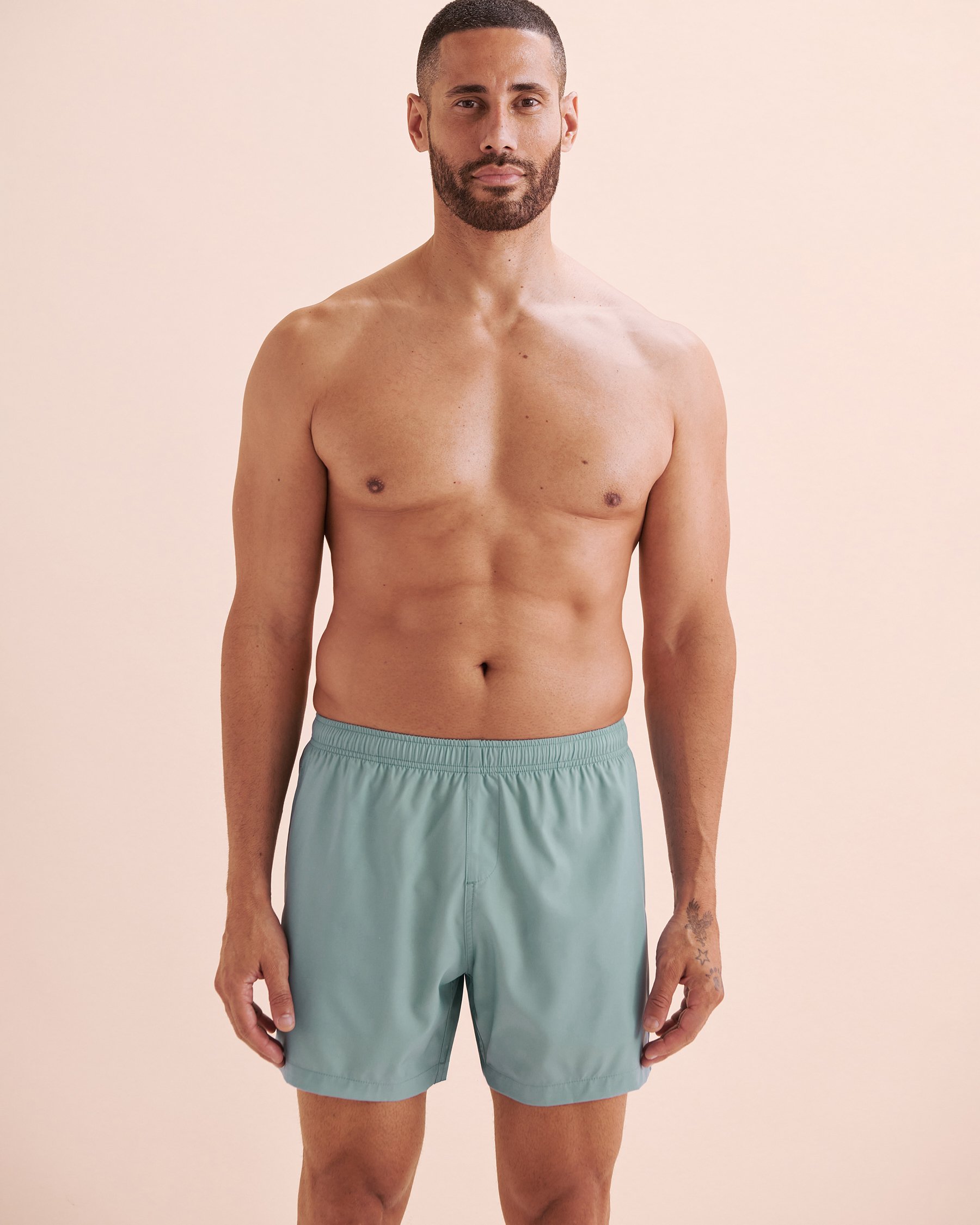 BERMIES Maillot volley Blue Green Flamingo Bleu BLUE-GFLAMIN - Voir10