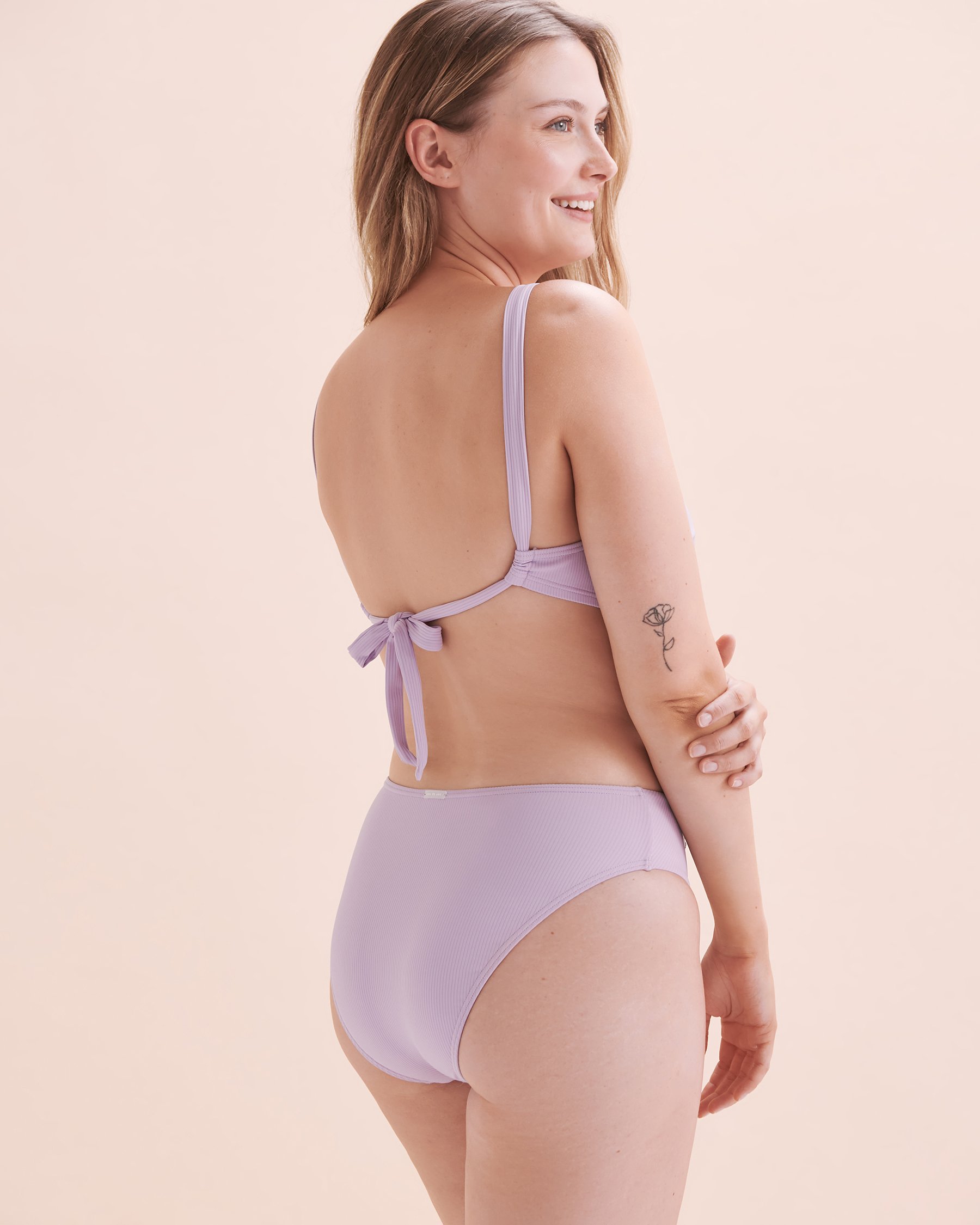 EAU DE SEA Haut de bikini bralette Lavande 01100330 - Voir6