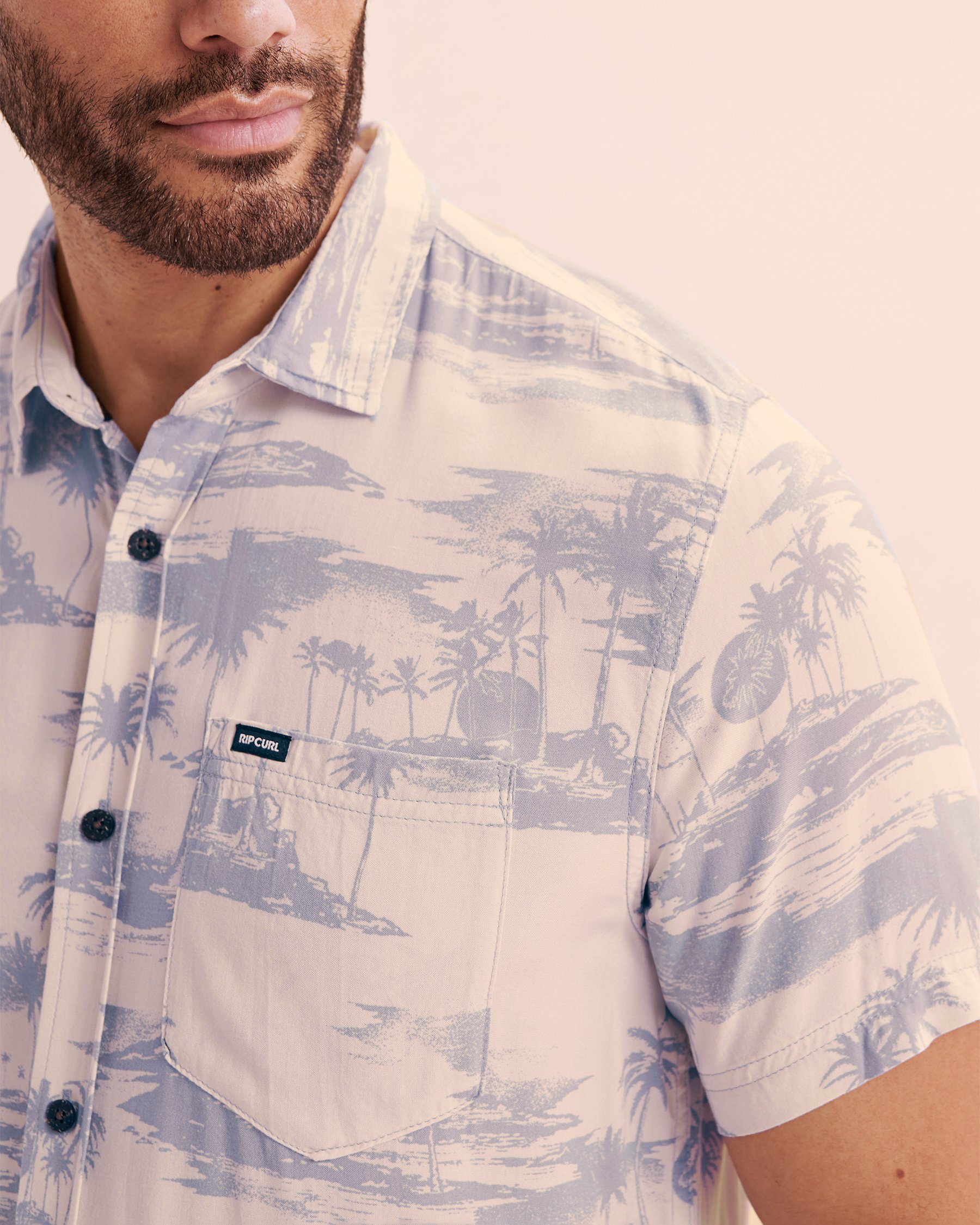 RIP CURL Chemise manches courtes Fun Times Blanc 03QMSH - Voir3