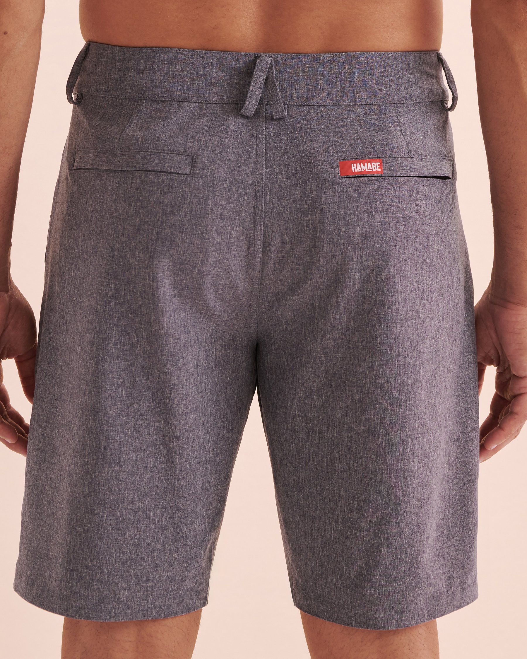 HAMABE Hybrid Shorts Navy Blue 03100038 - View2