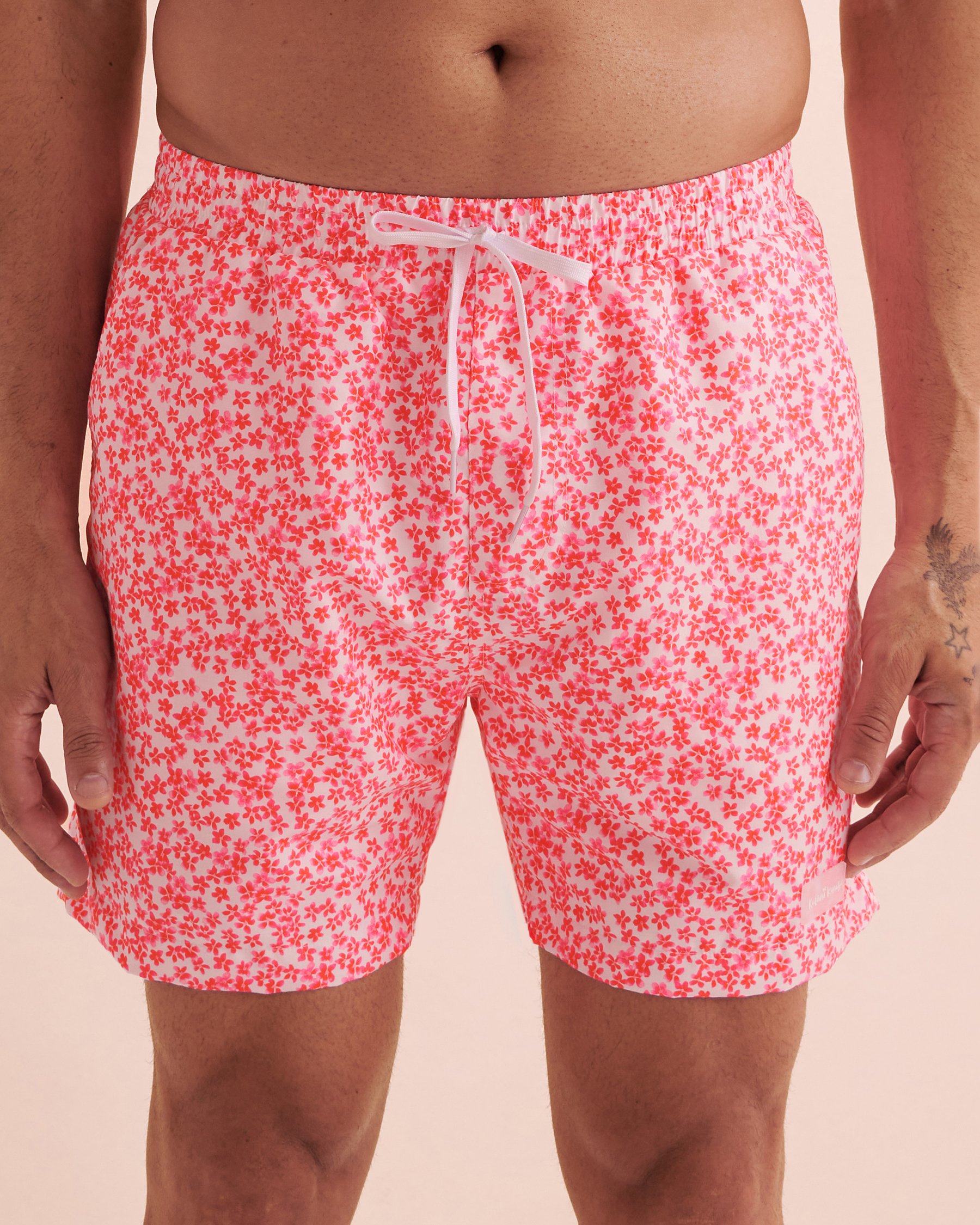 KULANI KINIS Lovebug Volley Swimsuit Lovebug Pink TRUNK110LBUG - View4