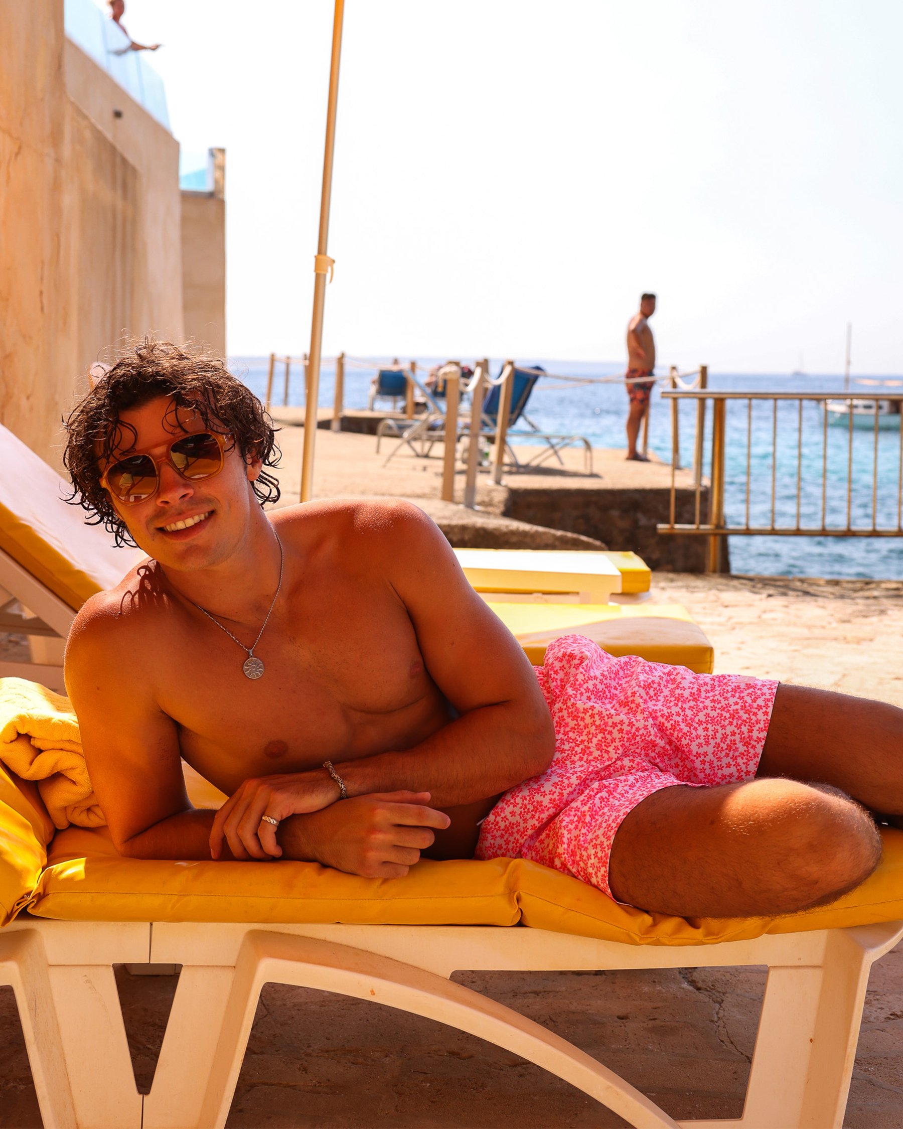 KULANI KINIS Maillot volley Lovebug Rose lovebug TRUNK110LBUG - View1