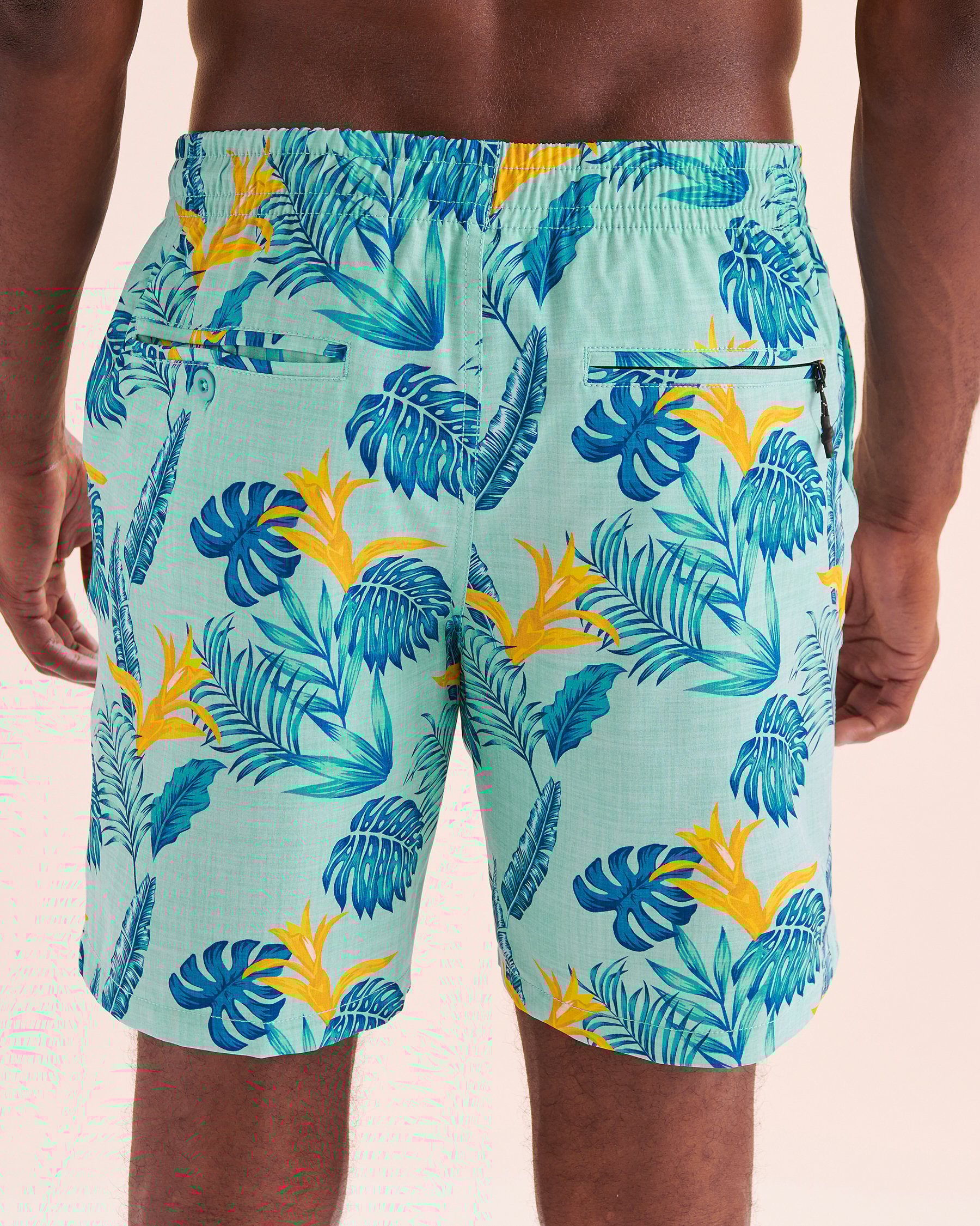 LUCKY ALOHA Tubos Volley Swimsuit Blue TBS1715 - View2