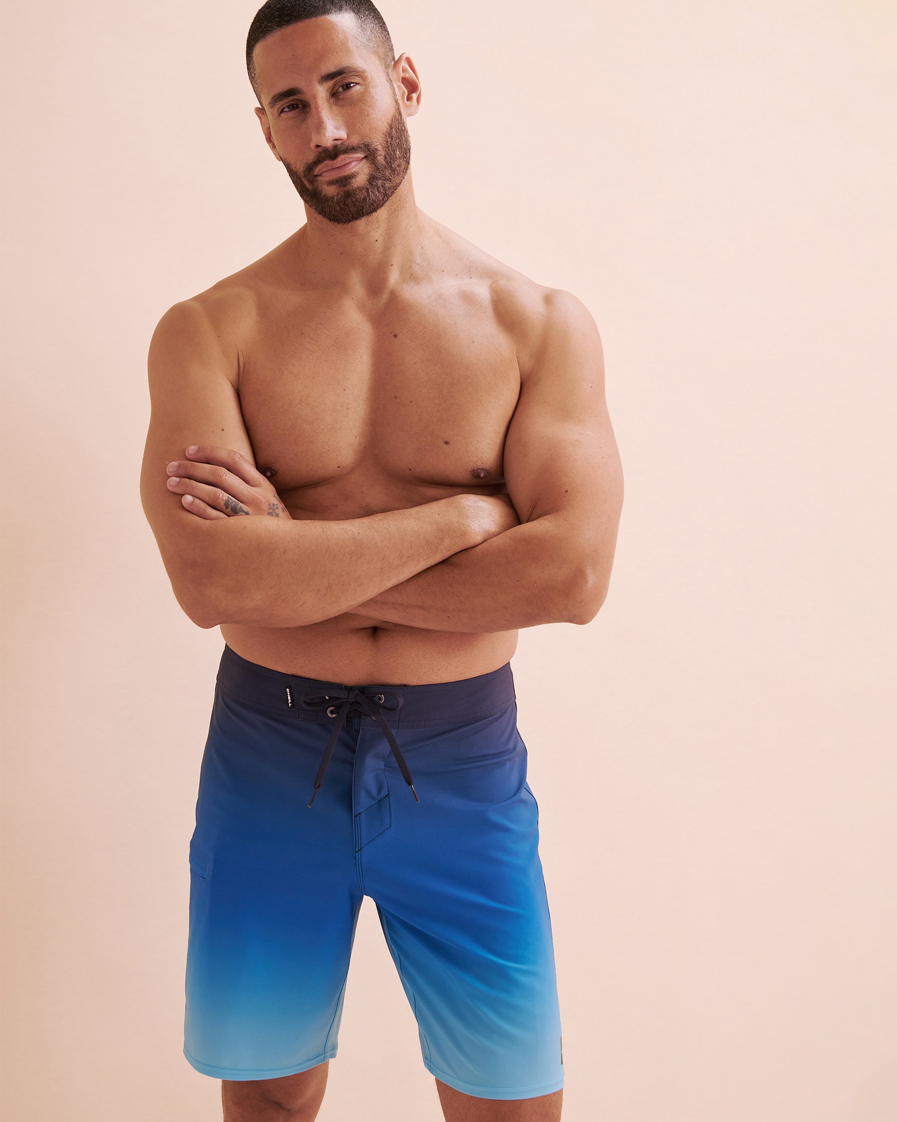 O'NEILL Maillot boardshort Hyperfreak Heat Fade Bleu marine SP4106013 - Voir4