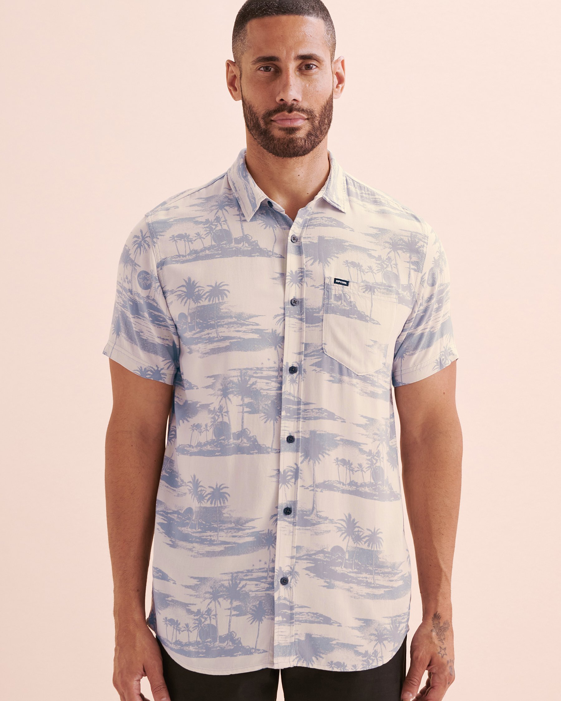 RIP CURL Fun Times Short Sleeve Shirt White 03QMSH - View4