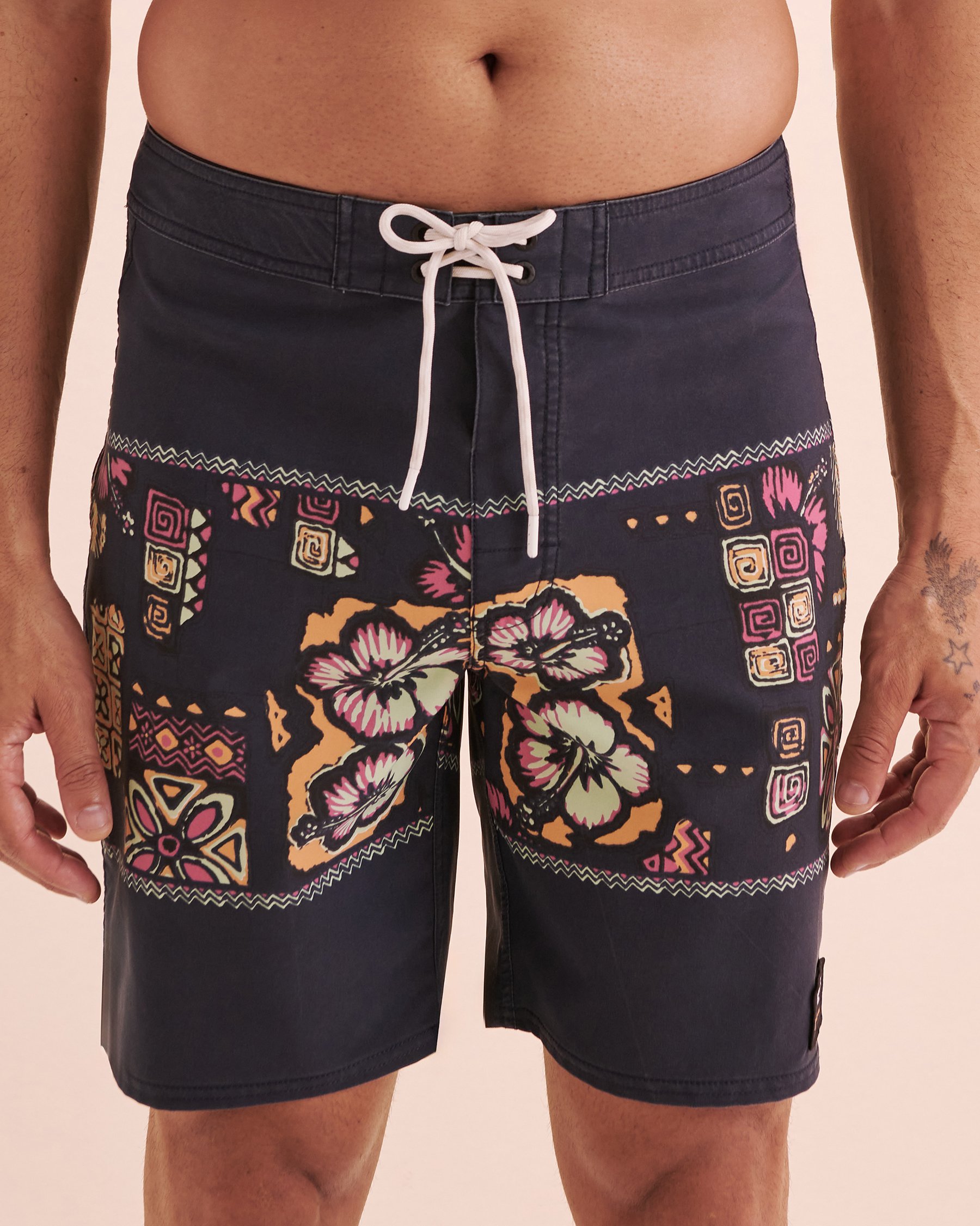 RIP CURL Mirage Hoffman Floral Boardshort Swimsuit Navy Blue 09VMBO - View1