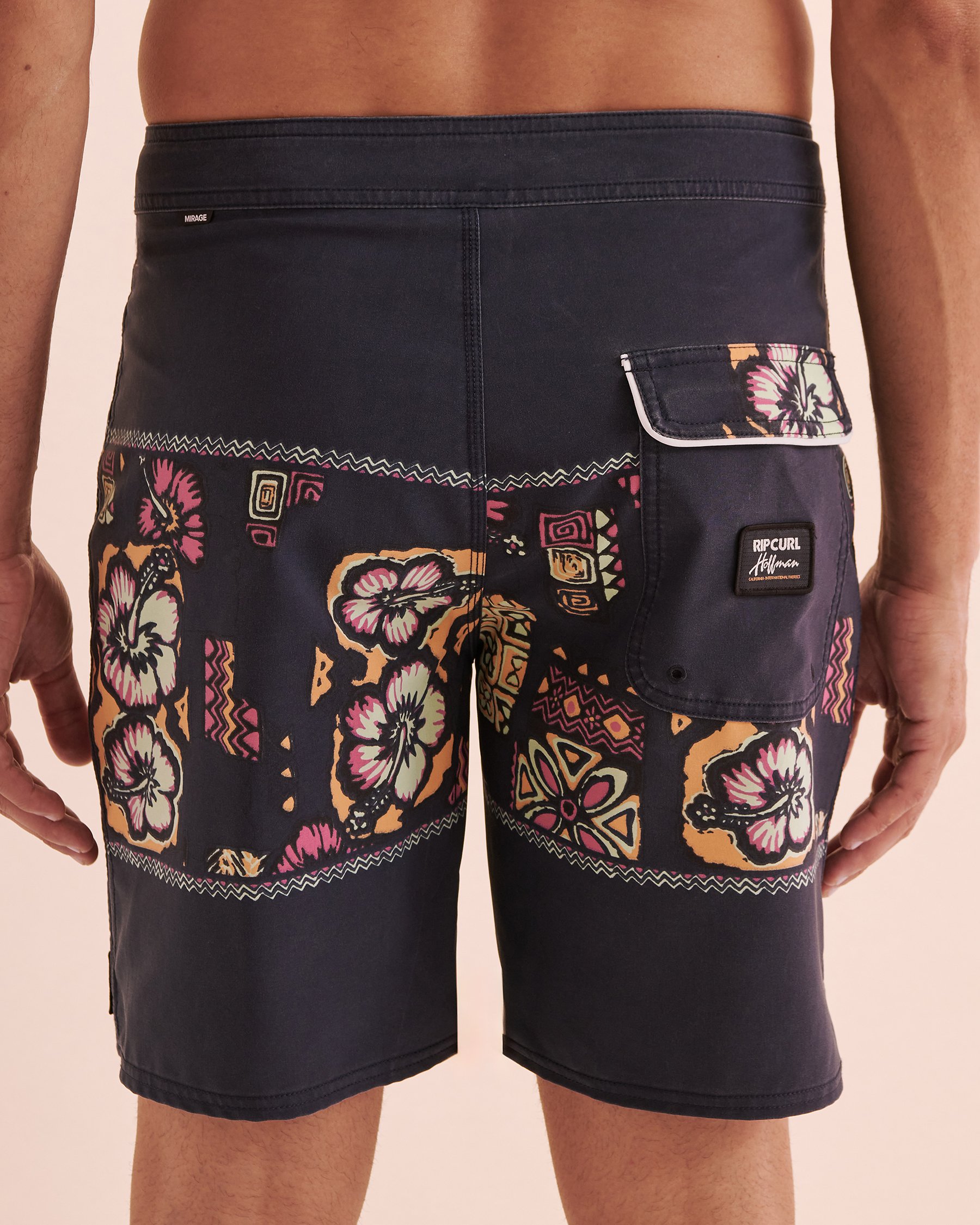 RIP CURL Mirage Hoffman Floral Boardshort Swimsuit Navy Blue 09VMBO - View2