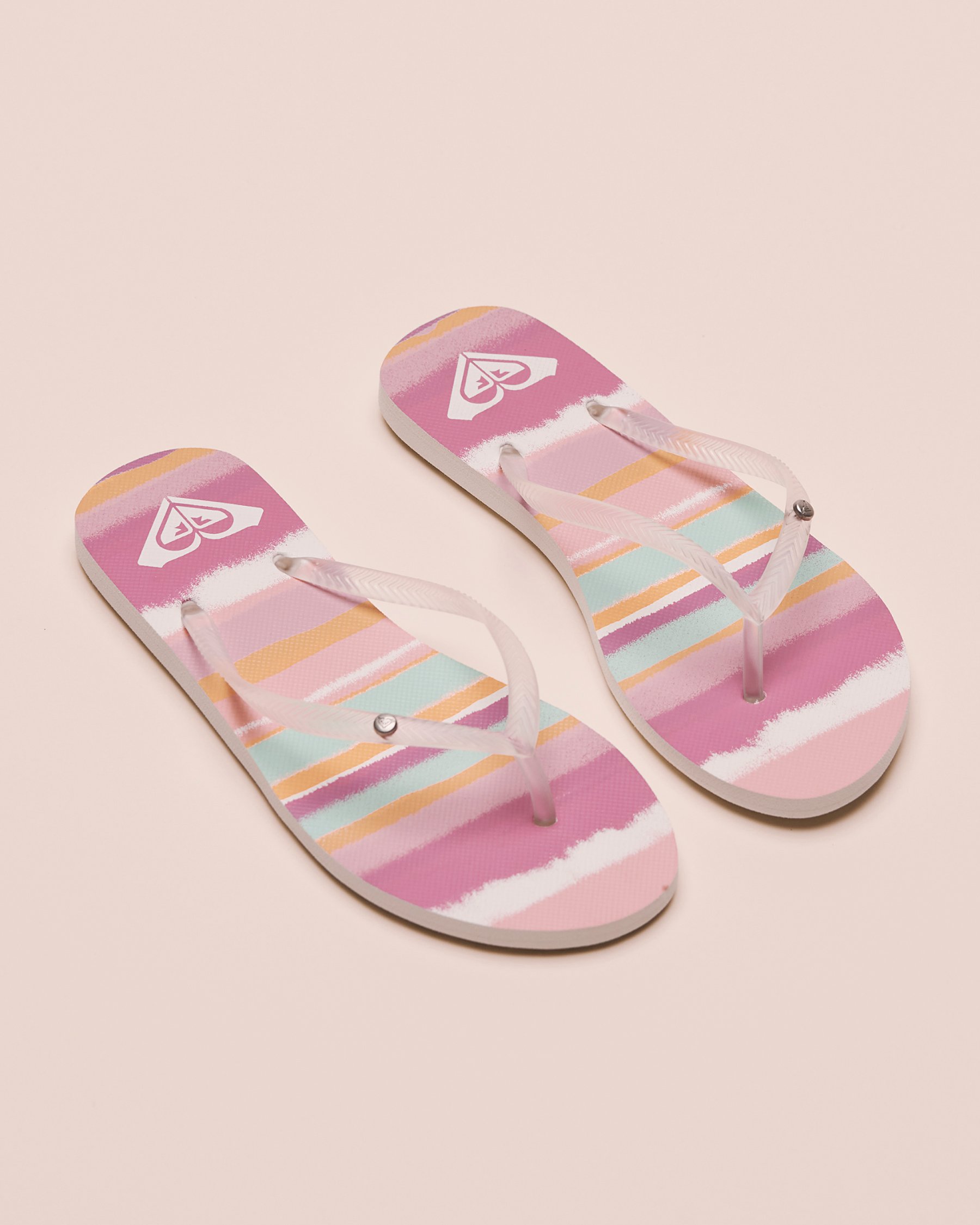 ROXY Bermuda Print Flip-Flops Rosebud 13869568 - View1