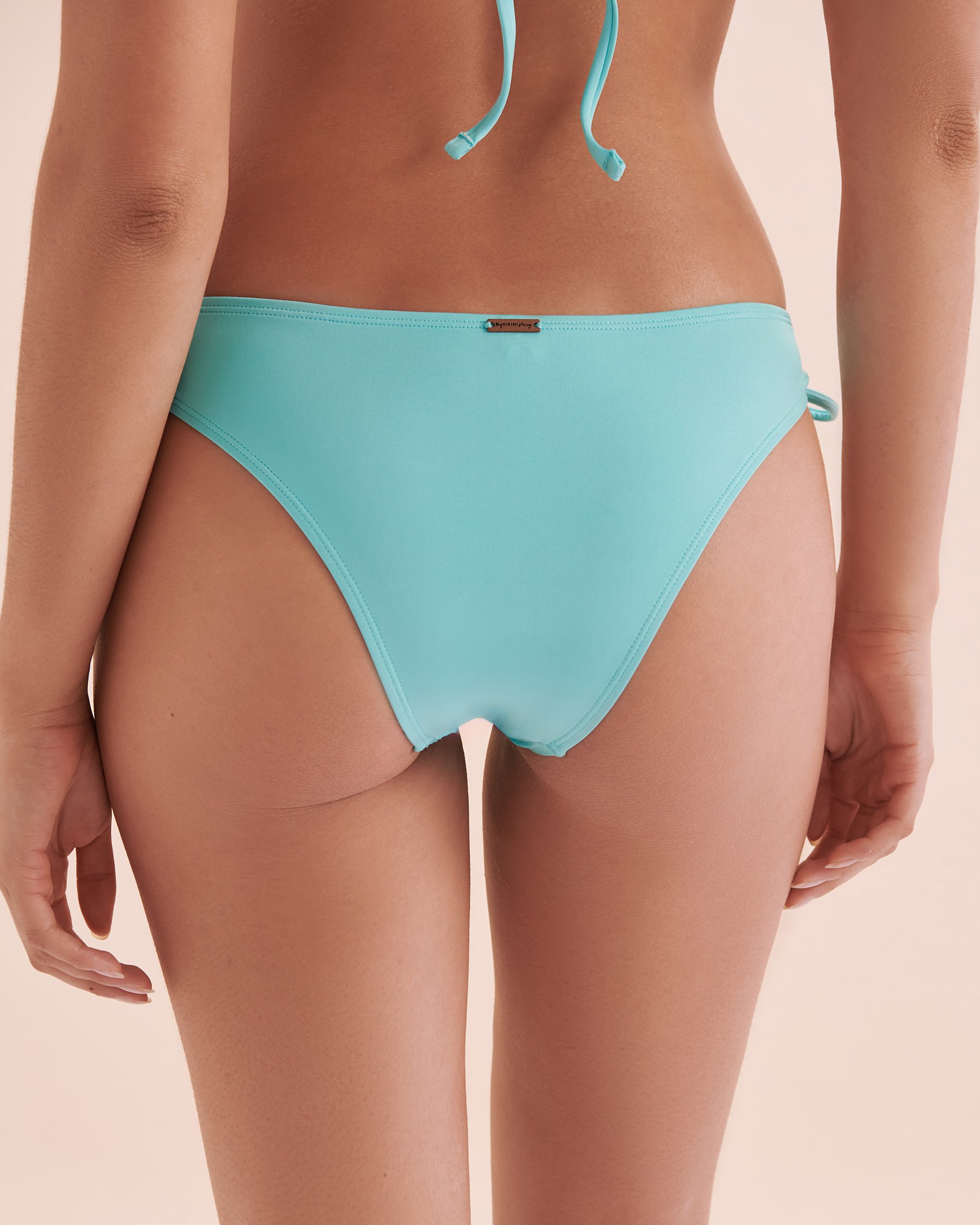 MY BIKINI STORY Shiny Cheeky Bikini Bottom Radiant Blue 01300355 - View3