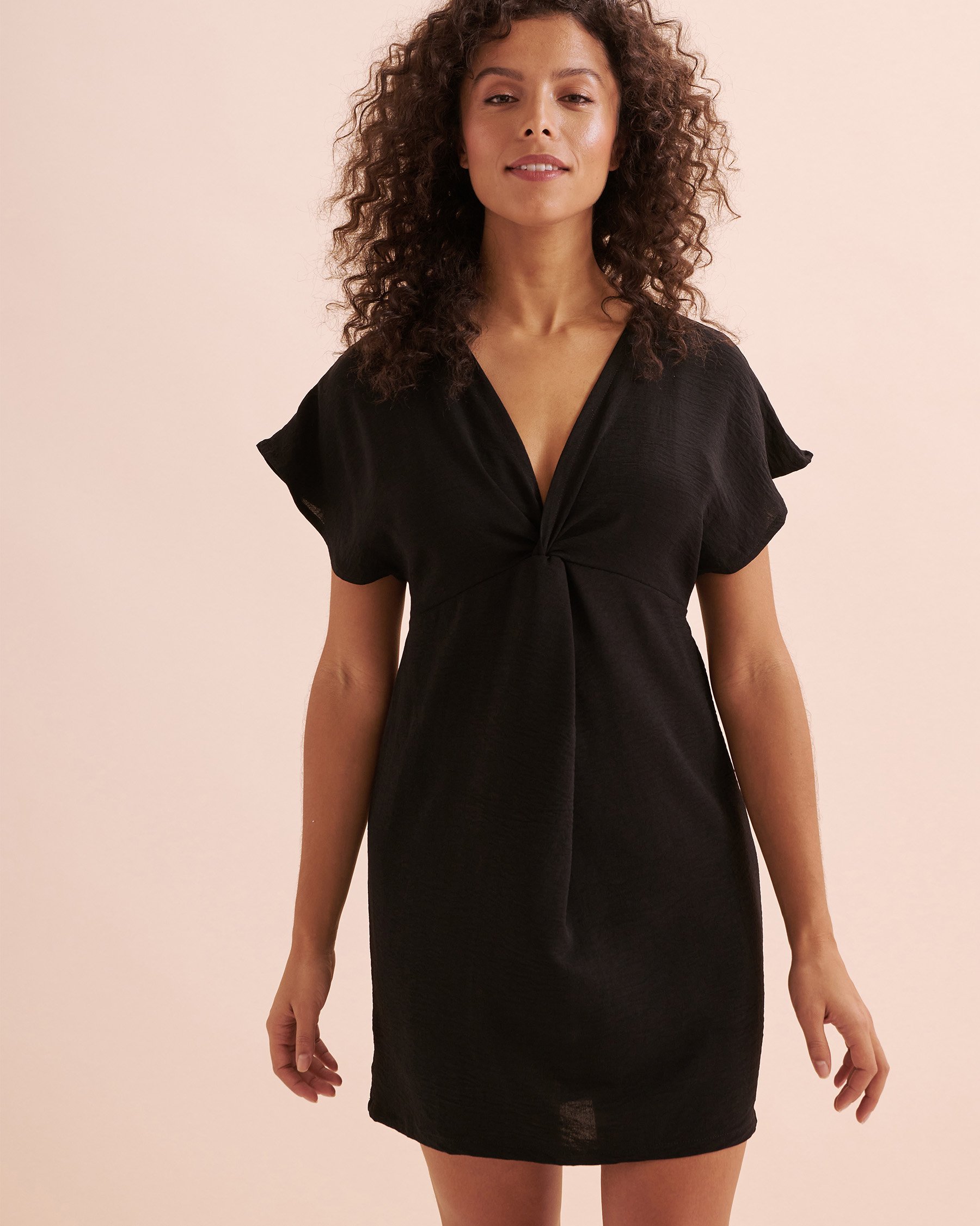 COVER ME Robe froissée Stephanies Cay Noir 25022589 - View1