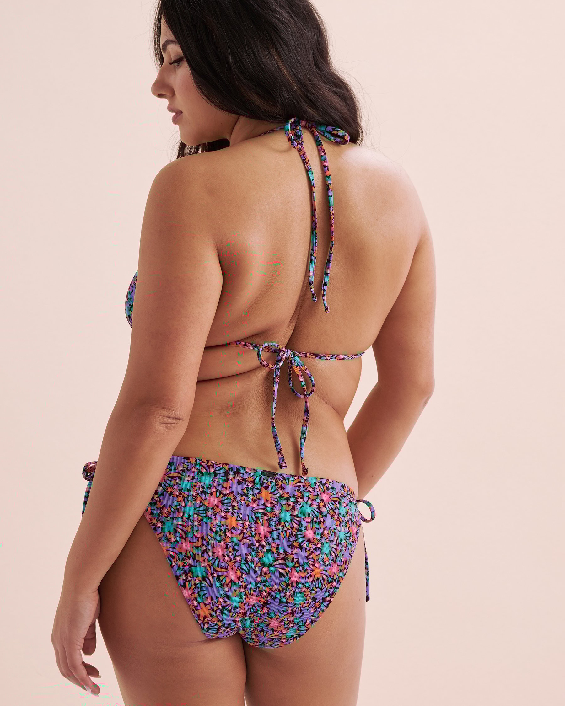 TROPIK Haut de bikini triangle côtelé Hot Tropical Tropical 01100325 - Voir8