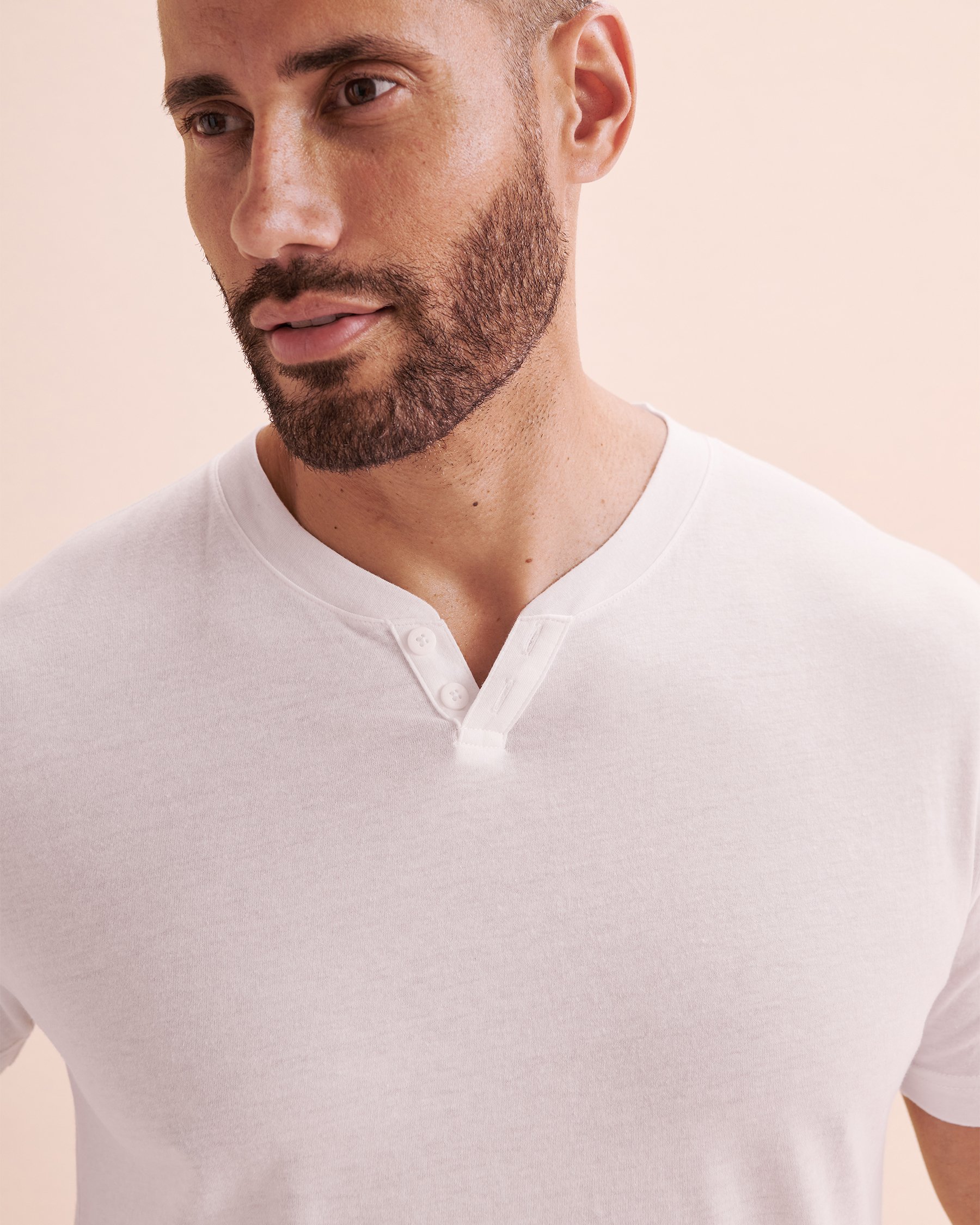 VINTAGE SUMMER T-shirt Beach Blanc V82801 - Voir3