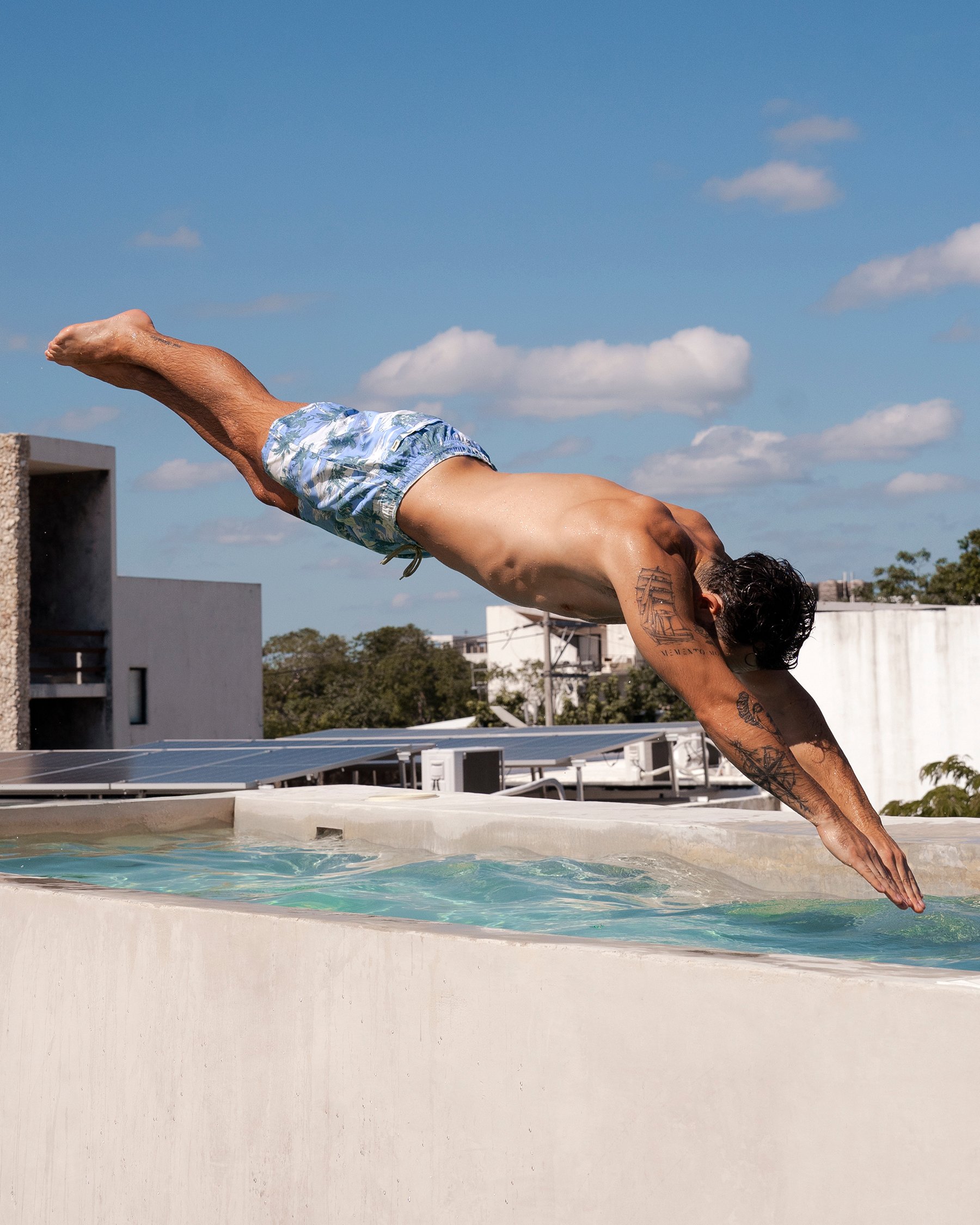 RIP CURL Maillot volley Dreamers Bleu ciel 0DJMBO - View1