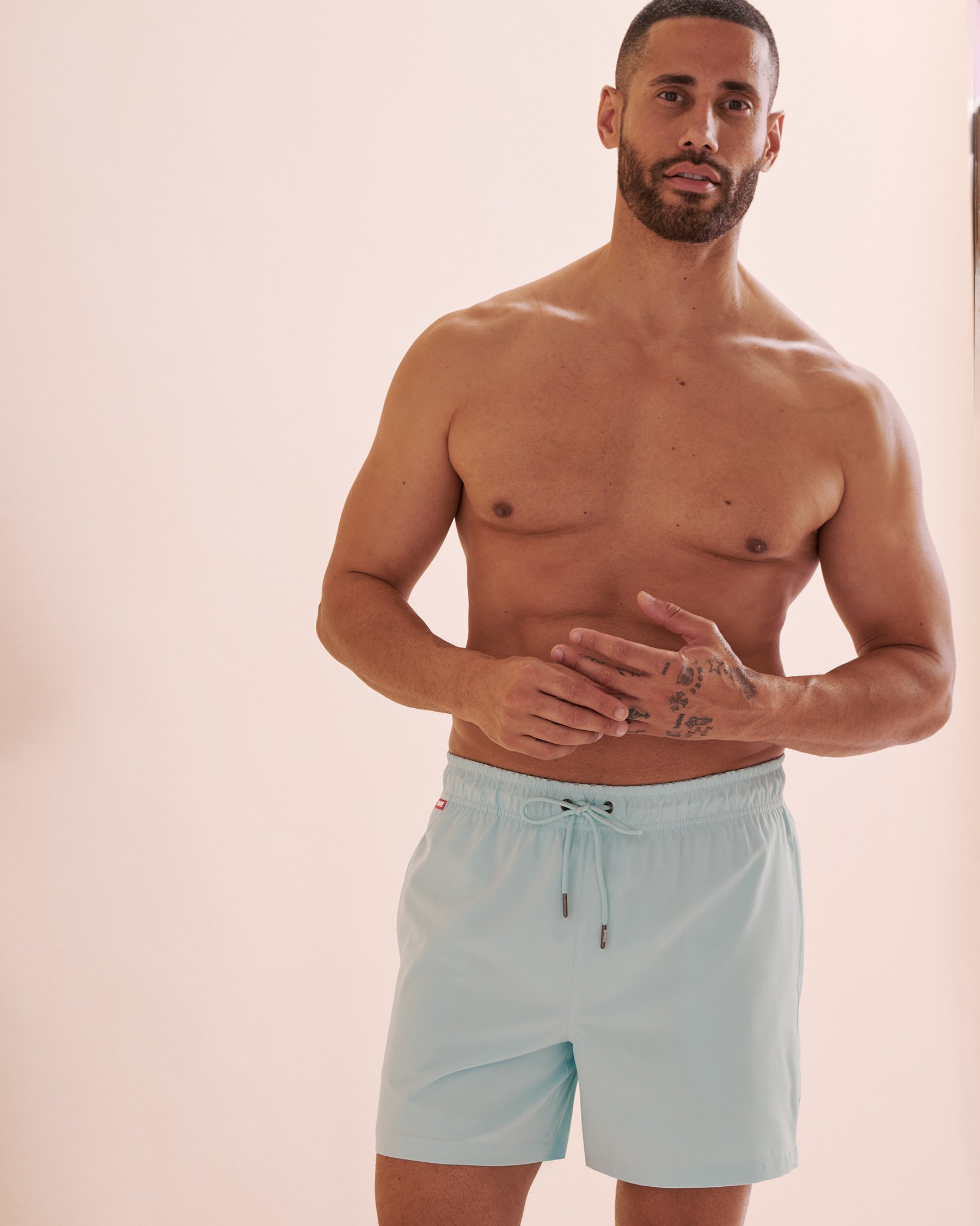 HAMABE Volley Swimsuit Aquatic Blue 03100043 - View9