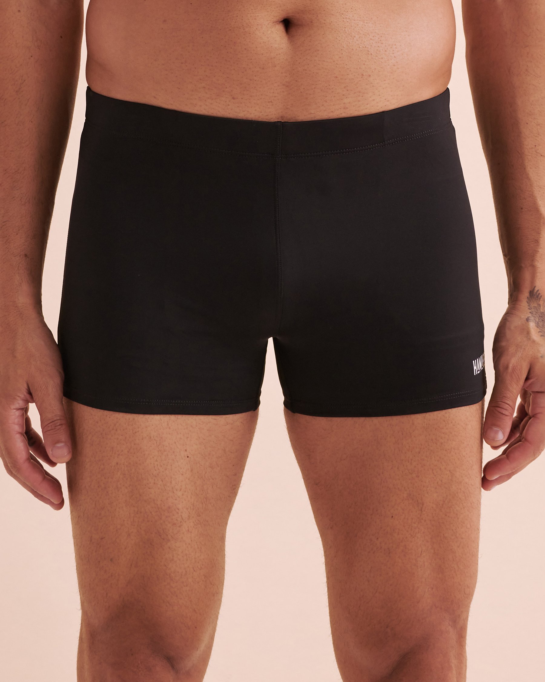 HAMABE Boxer Swimsuit Black 03100045 - View1