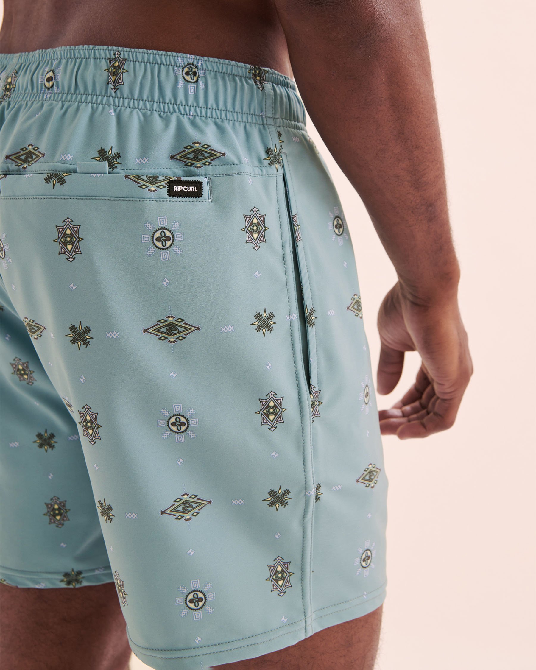 RIP CURL Maillot volley Fun Times Bleu Lagoon 09GMBO - Voir3