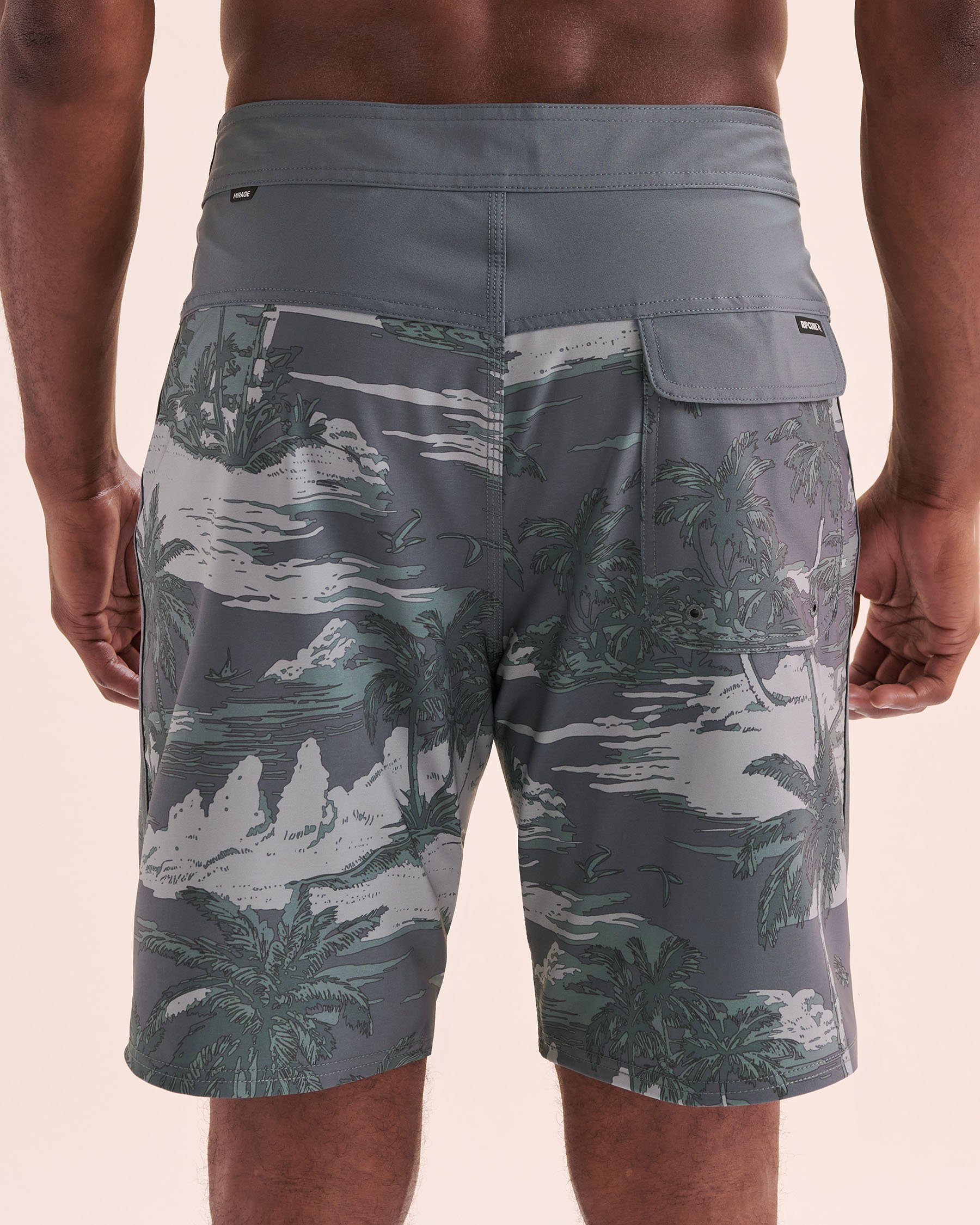 RIP CURL Maillot boardshort Mirage Barrel Killa Bleu minéral 0BGMBO - Voir3