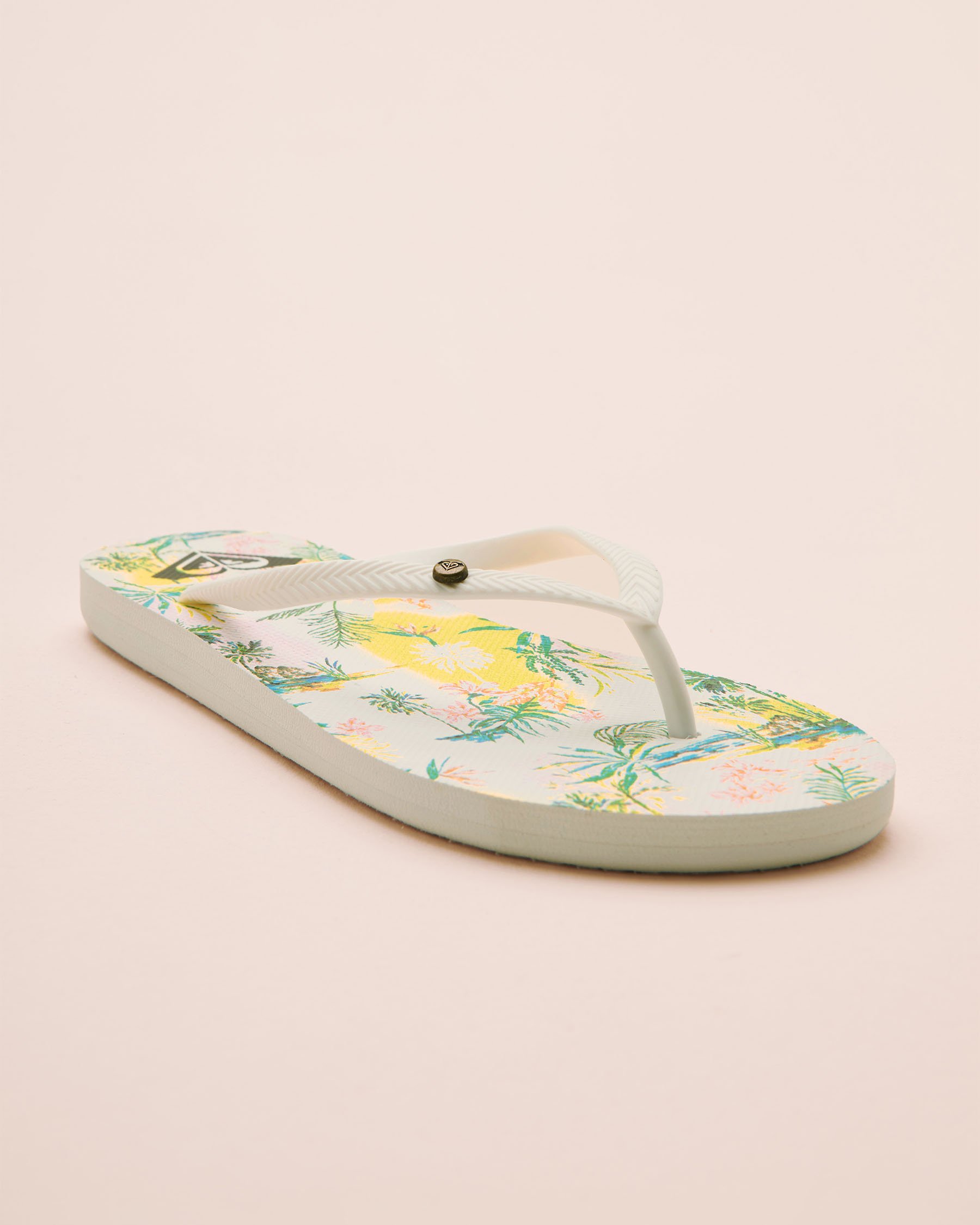 ROXY Bermuda Print Flip-flops 1 White 13901670 - View5