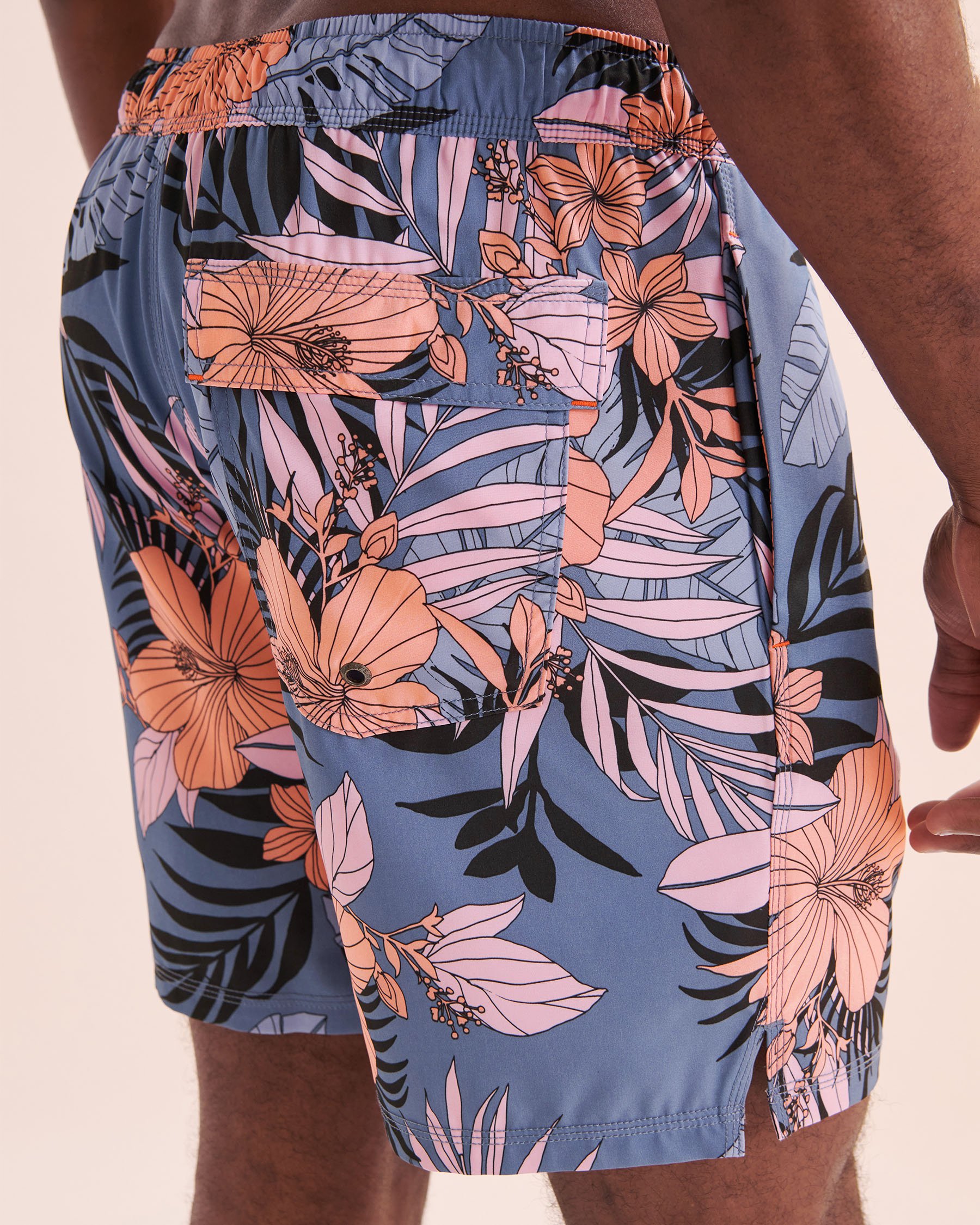 SAXX Maillot volley Oh Buoy Imprimé jungle bleu SXSW04L - Voir4