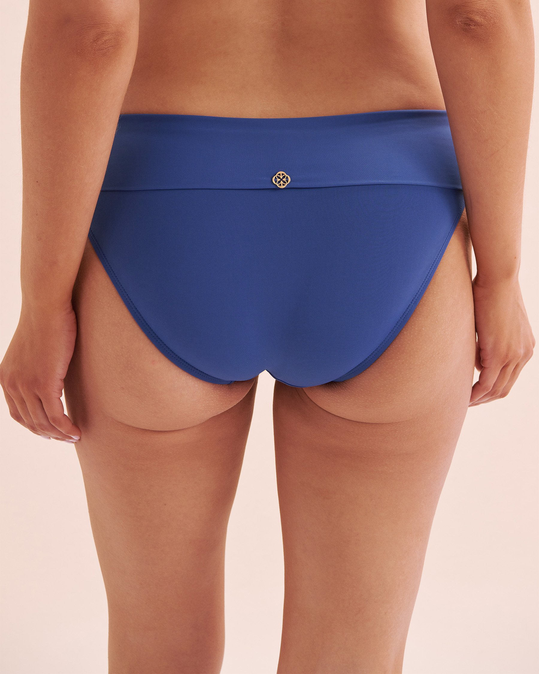 TURQUOISE COUTURE Sunset In Portofino Folded Waistband Bikini Bottom Mazarine Blue 01300378 - View8