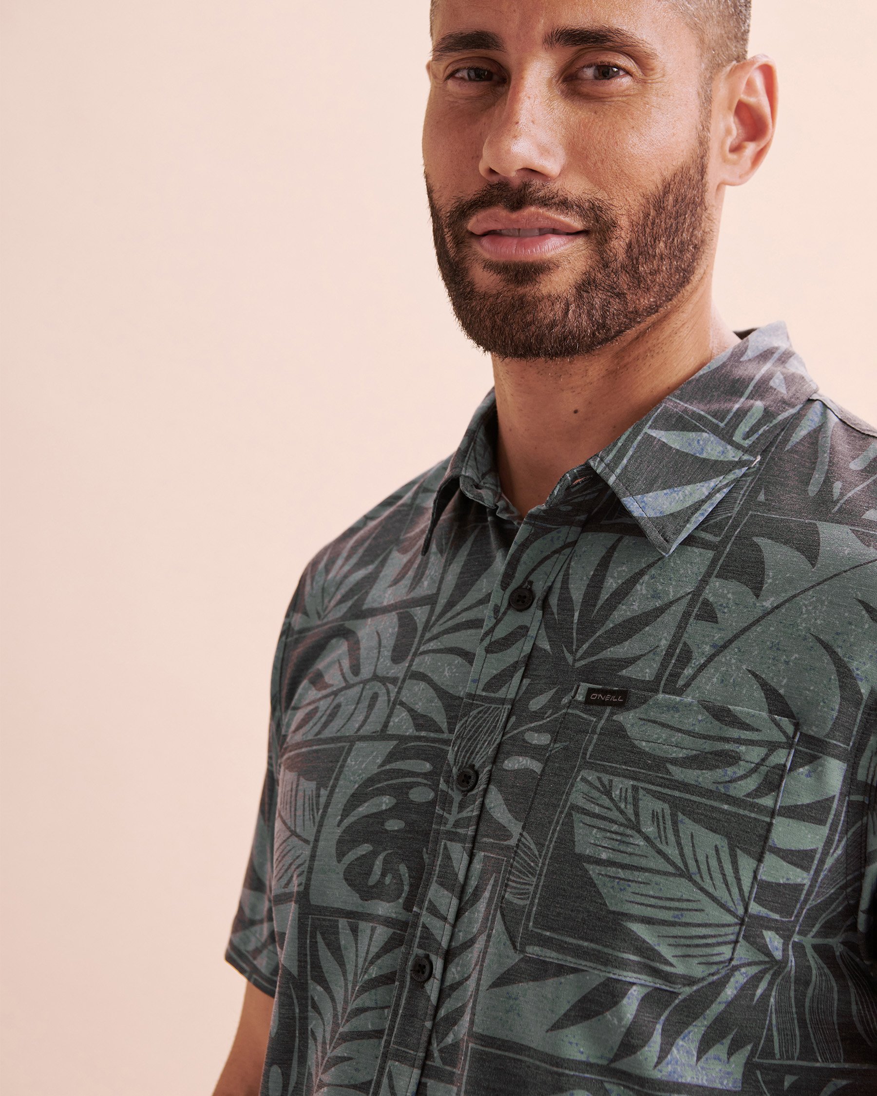 O'NEILL Trvlr UPF Traverse Short Sleeve Shirt Black & Blue SP5104103 - View3